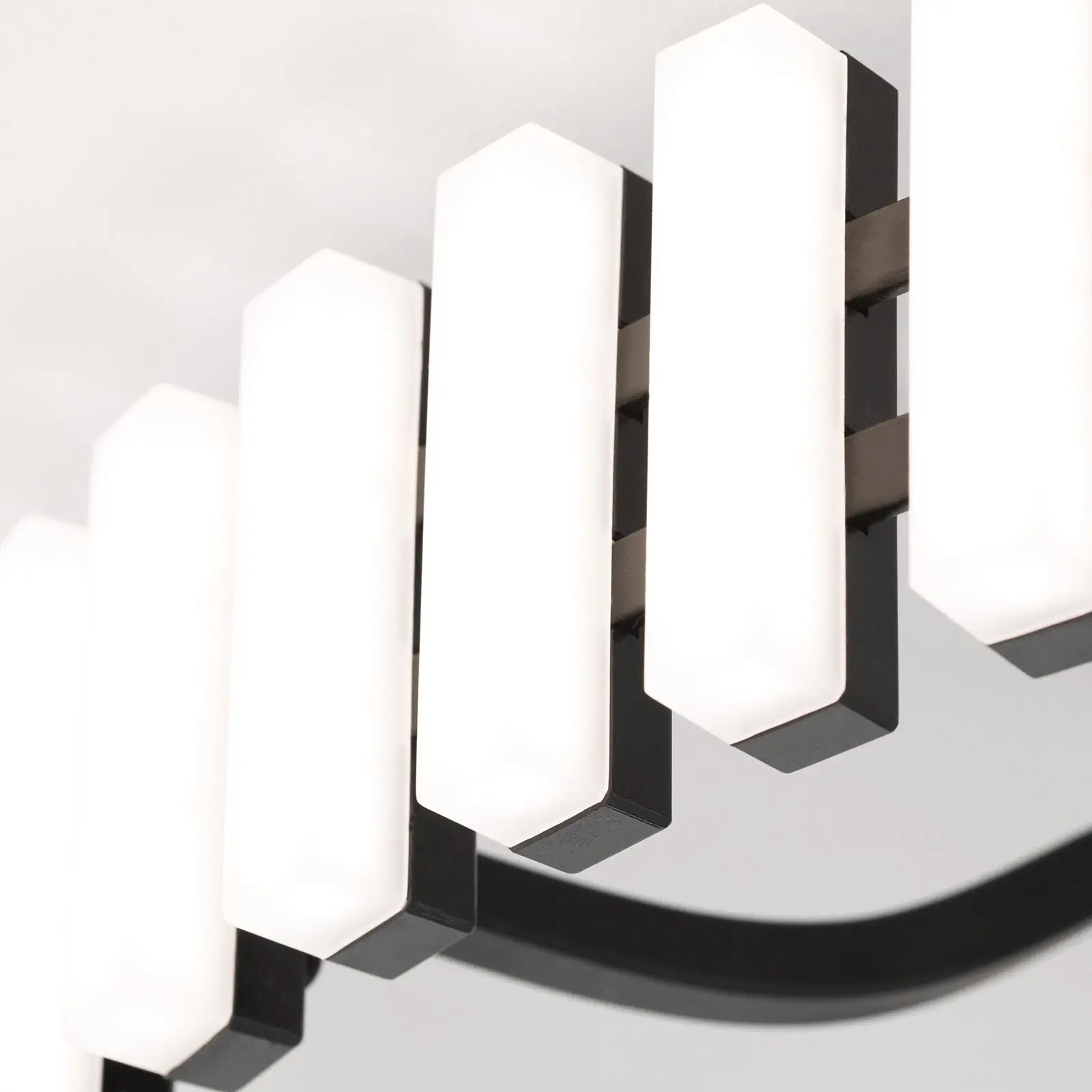 LED plafonska lampa MANSION, crna, 63 cm - 6