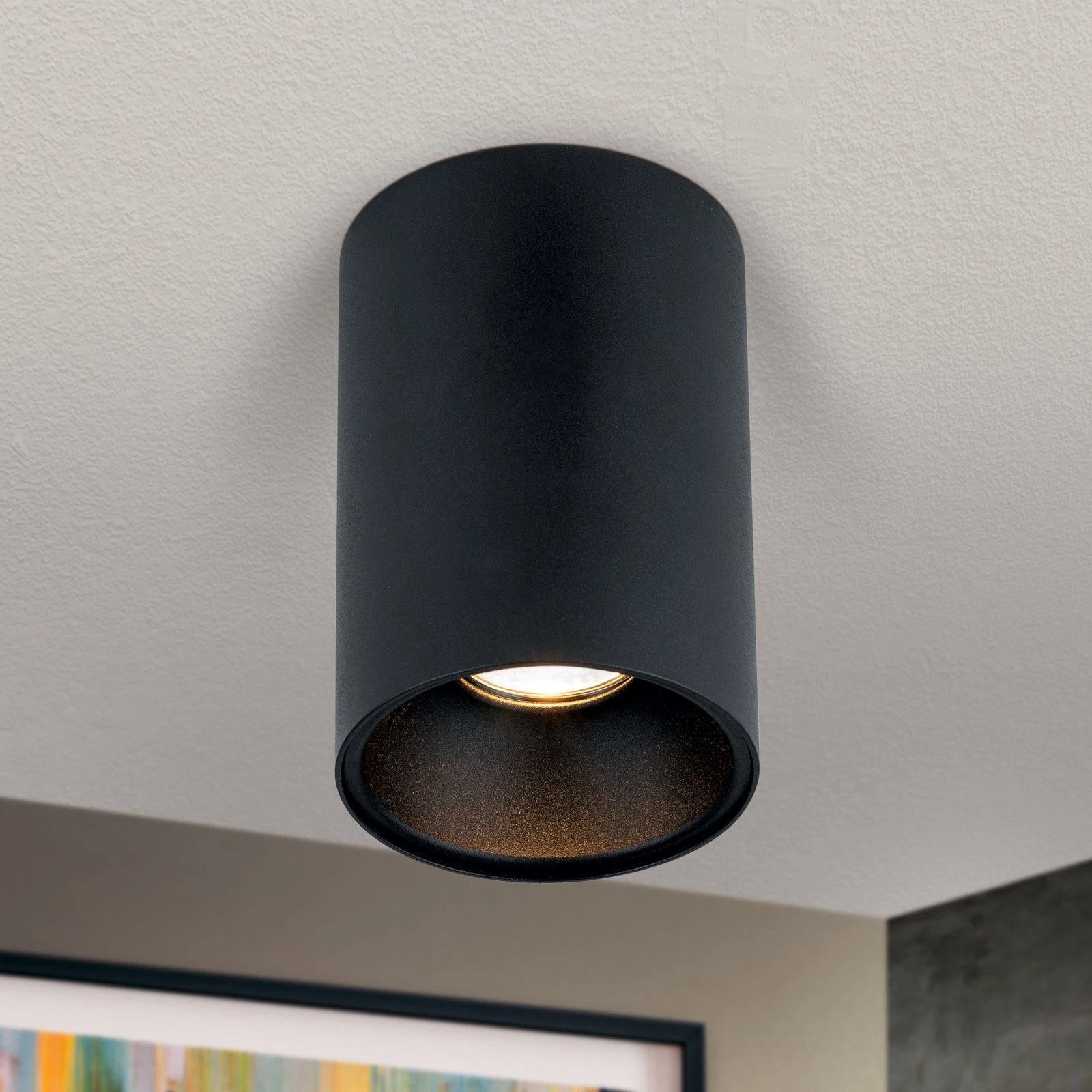 Plafonska lampa STARLIGHT, crna - 2