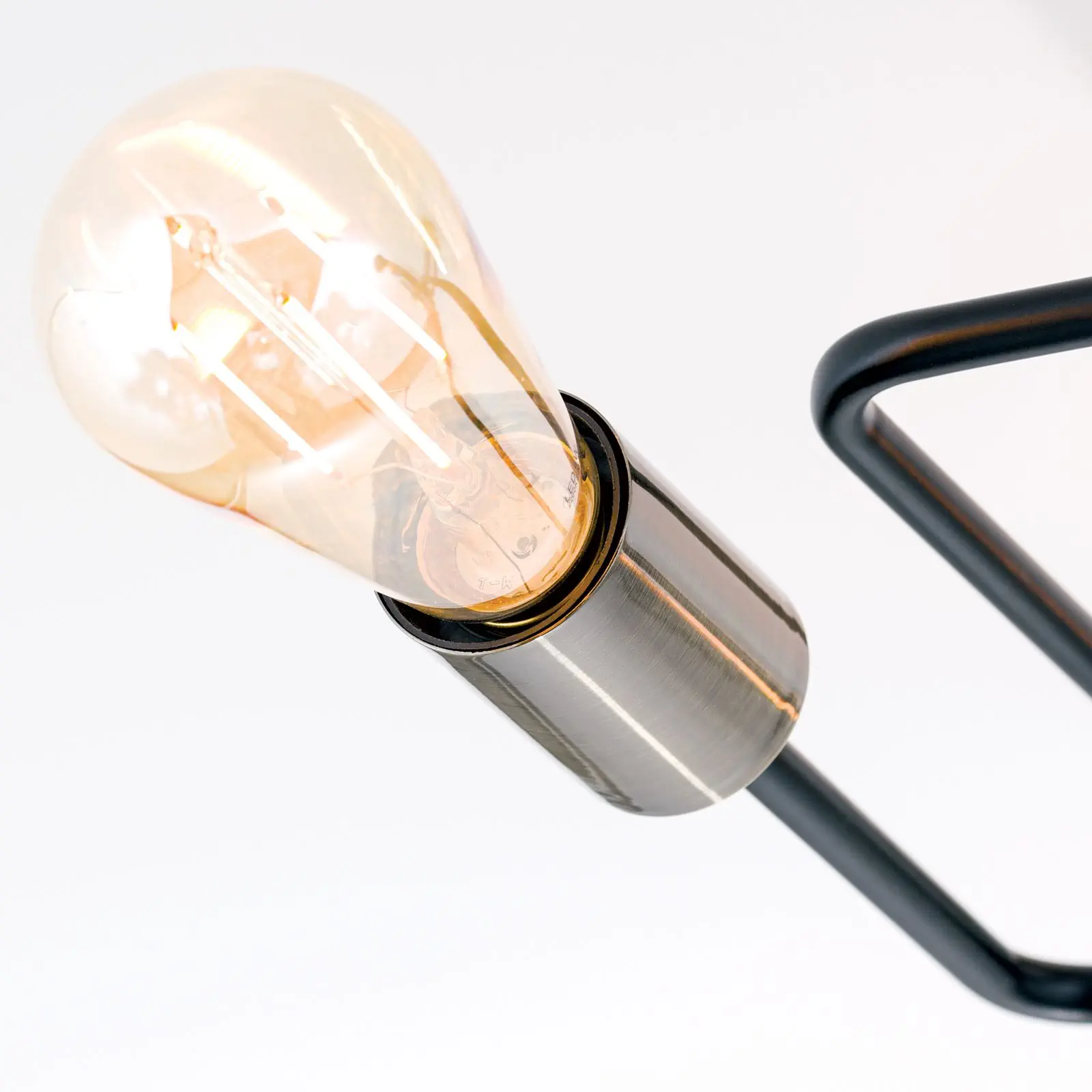 Plafonska lampa JAILHOUSE, patina crna, sa 6 izvora svetla - 5