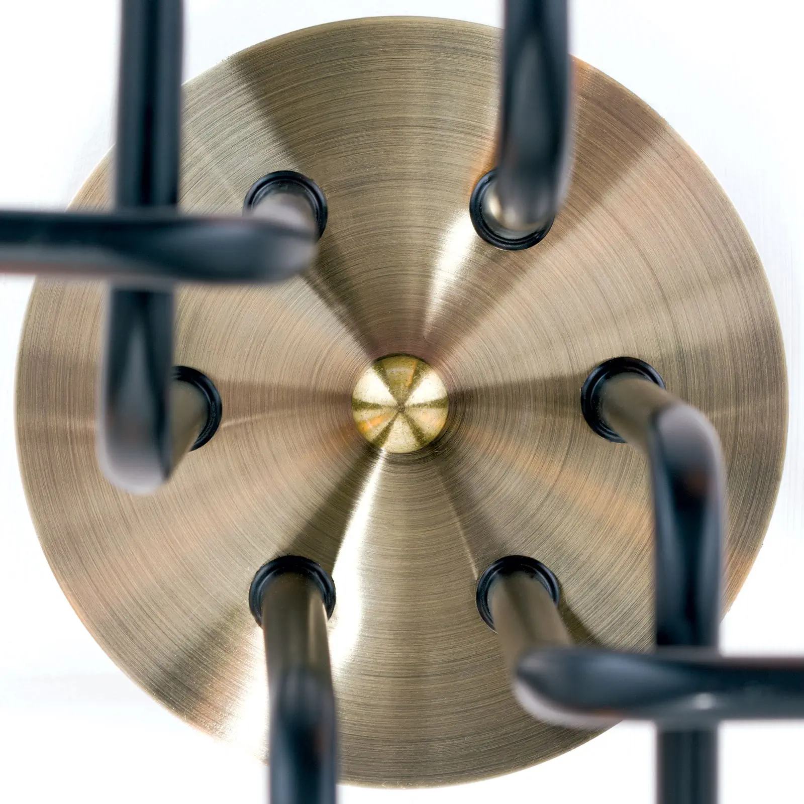 Plafonska lampa JAILHOUSE, patina crna, sa 6 izvora svetla - 6