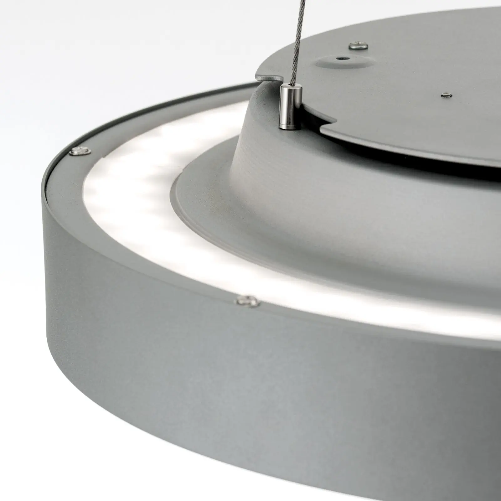 LED zidna lampa sa svetlom naviše i naniže SPACE, Titan/srebro-mat, 44 cm - 8