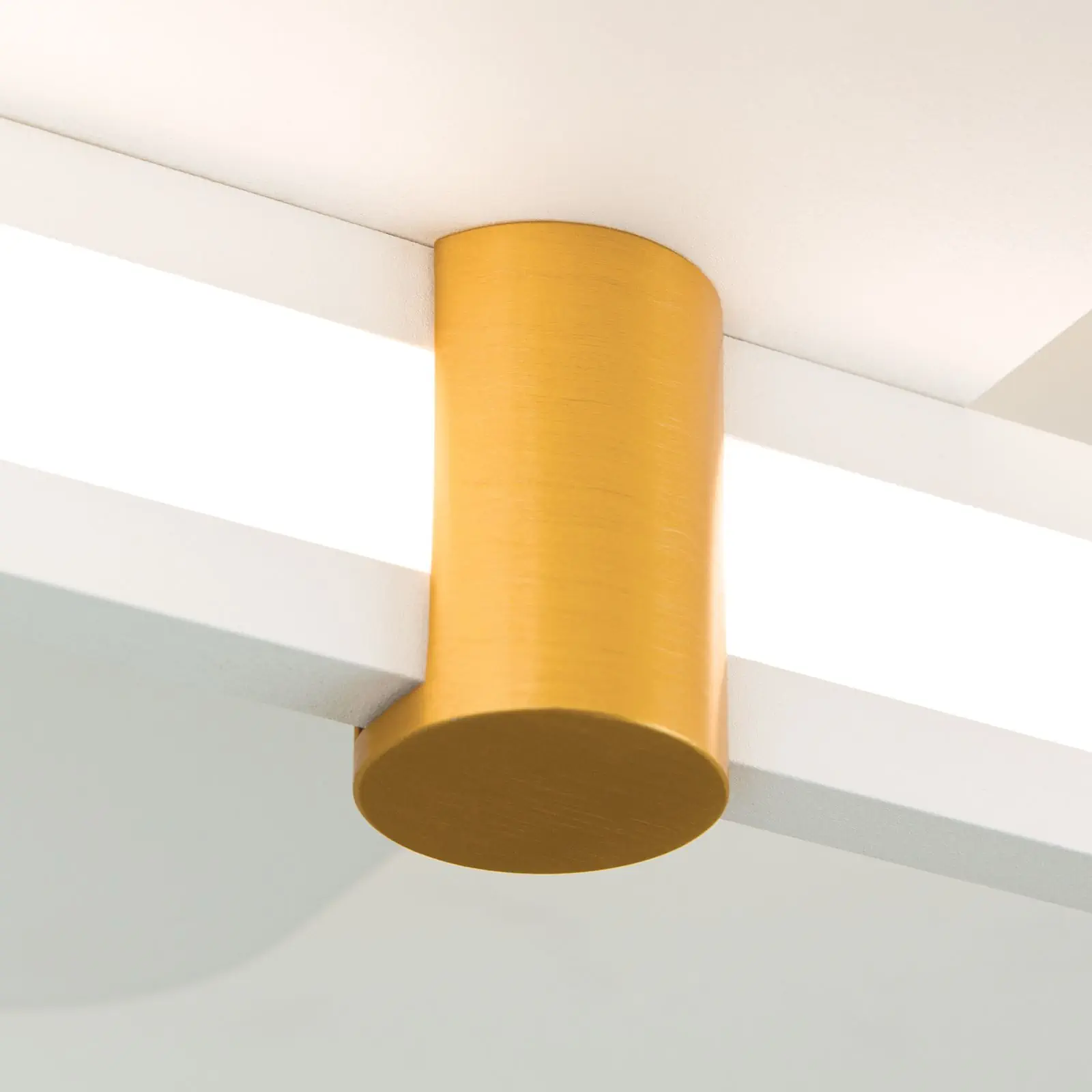 LED plafonska lampa GRACIA, bela sa mat zlatnom završnom obradom - 5