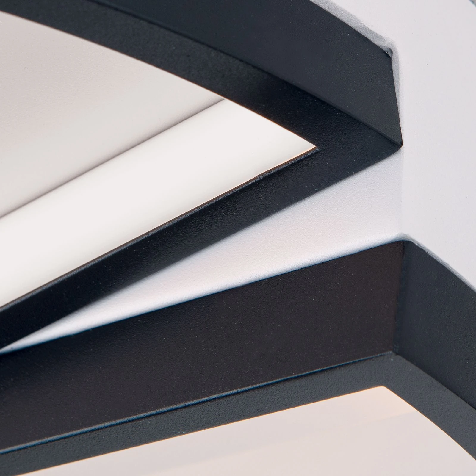 LED plafonska lampa OLGA, crno-bela - 5