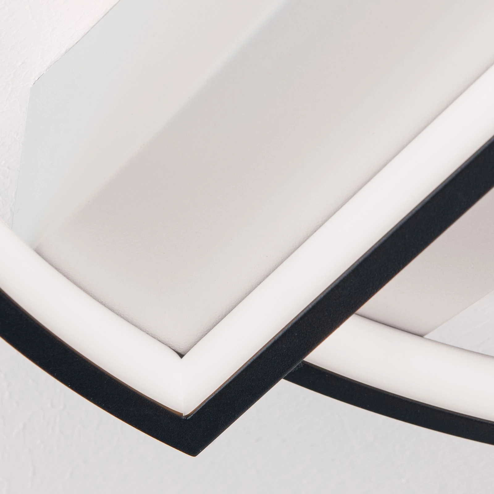 LED plafonska lampa OLGA, crno-bela - 6