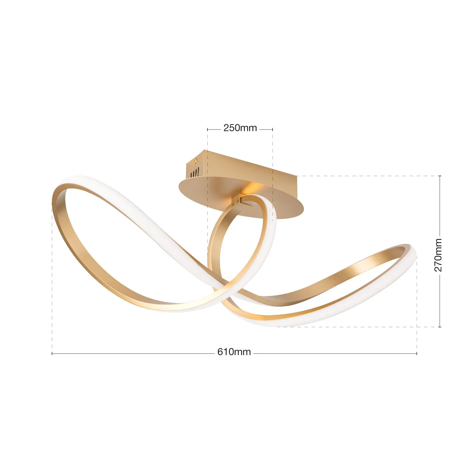 LED plafonski luster CIRCUS, mat mesing - 7