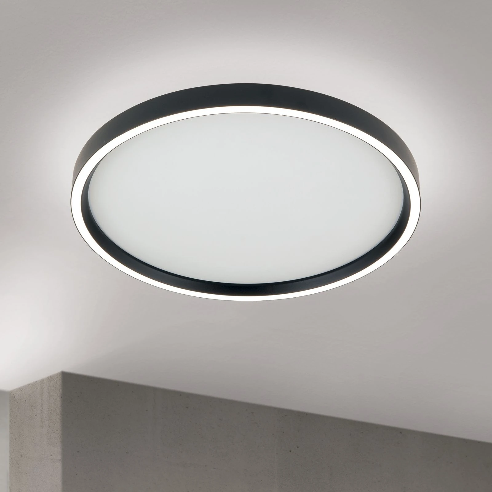 Plafonska lampa MASCA, crna, Ø 40 cm - 2