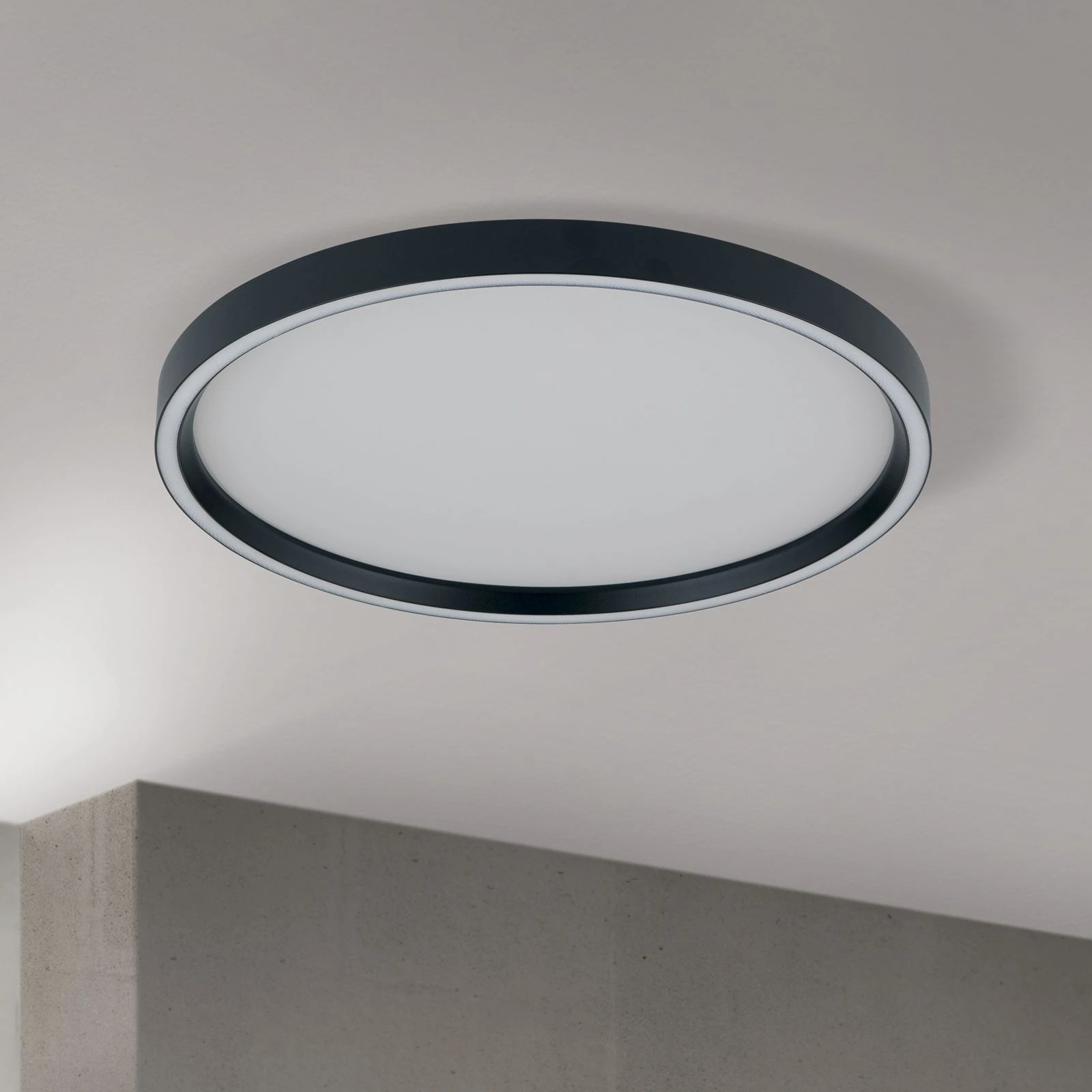 Plafonska lampa MASCA, crna, Ø 40 cm - 3