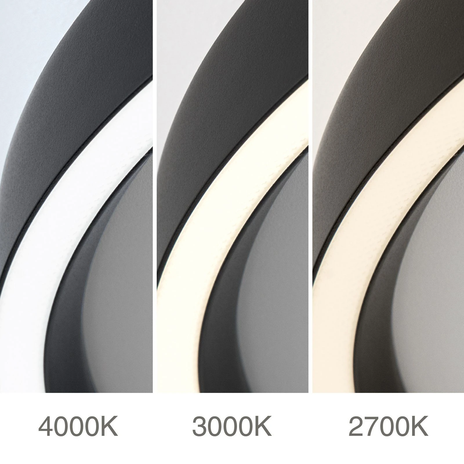 Plafonska lampa MASCA, crna, Ø 40 cm - 5