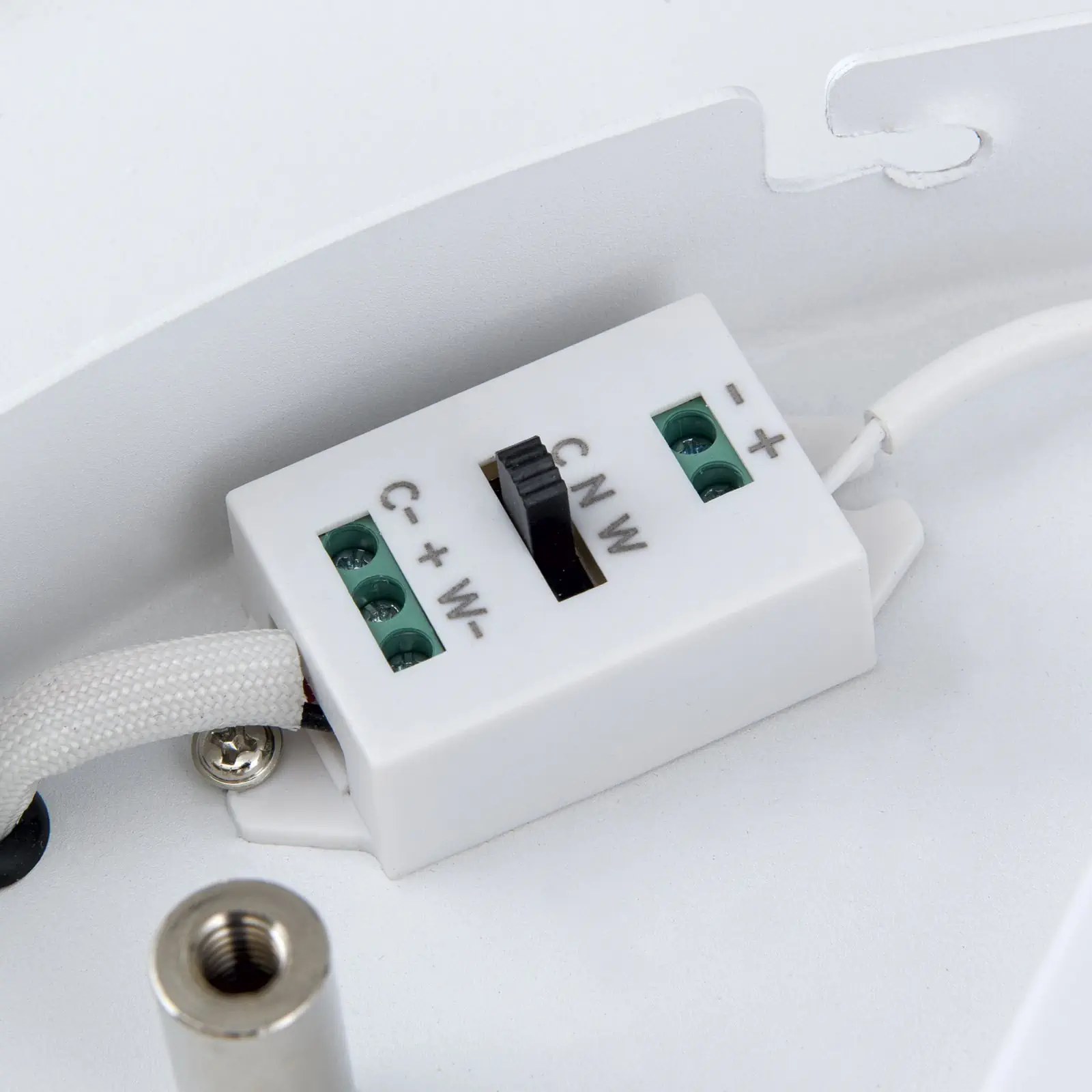 Plafonska lampa MASCA, bela, Ø 40 cm - 6