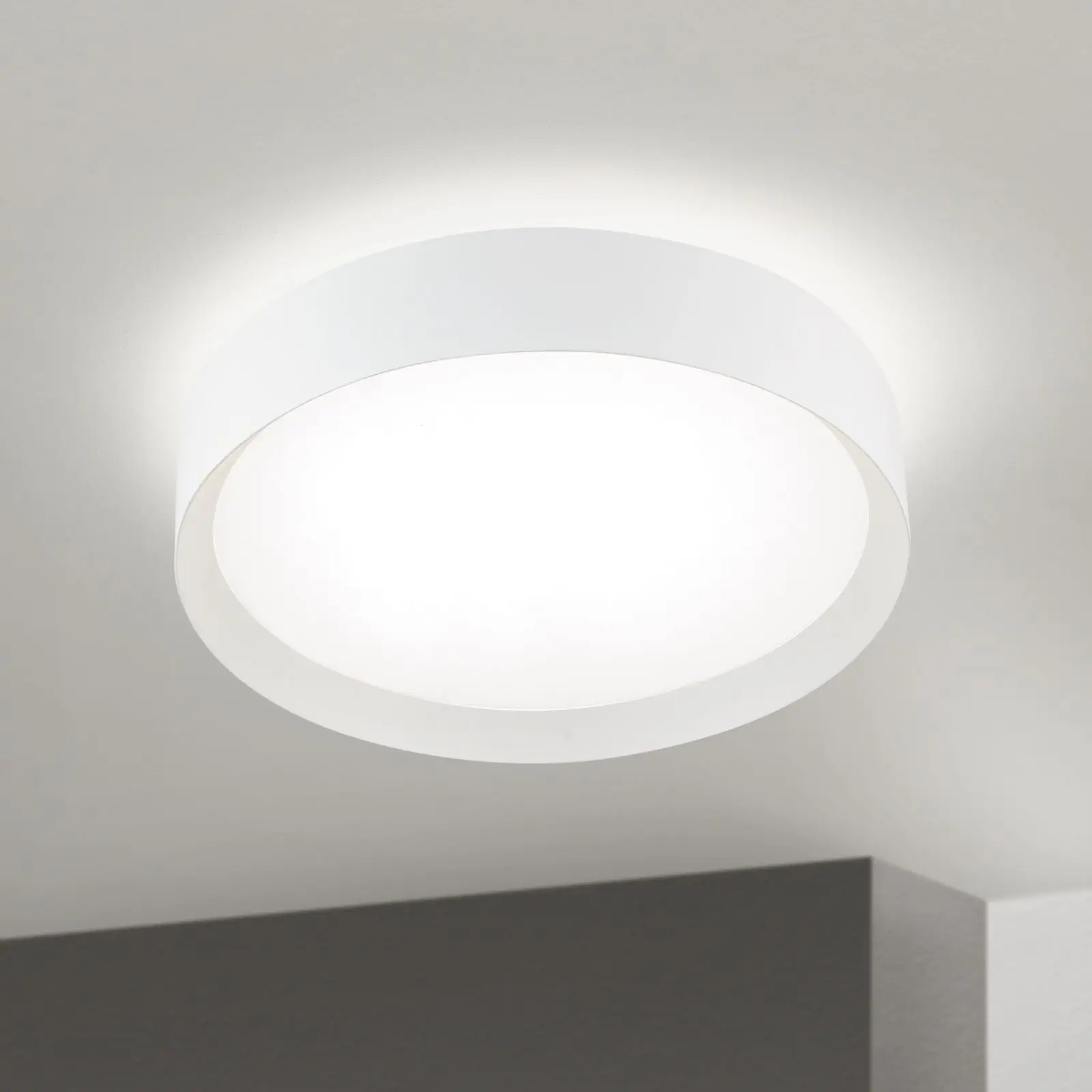 LED plafonska lampa VARIO, Ø 40 cm, bela - 2