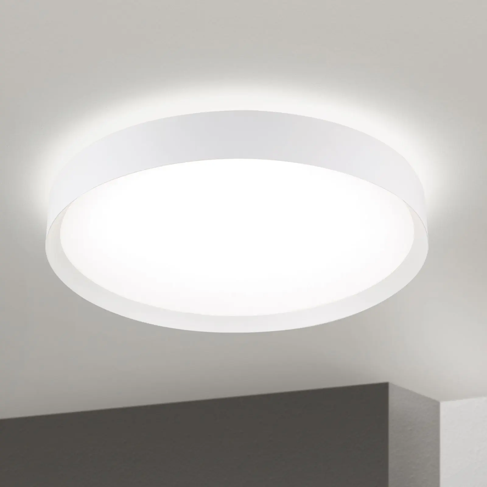 LED plafonska lampa VARIO, Ø 60 cm, bela - 2