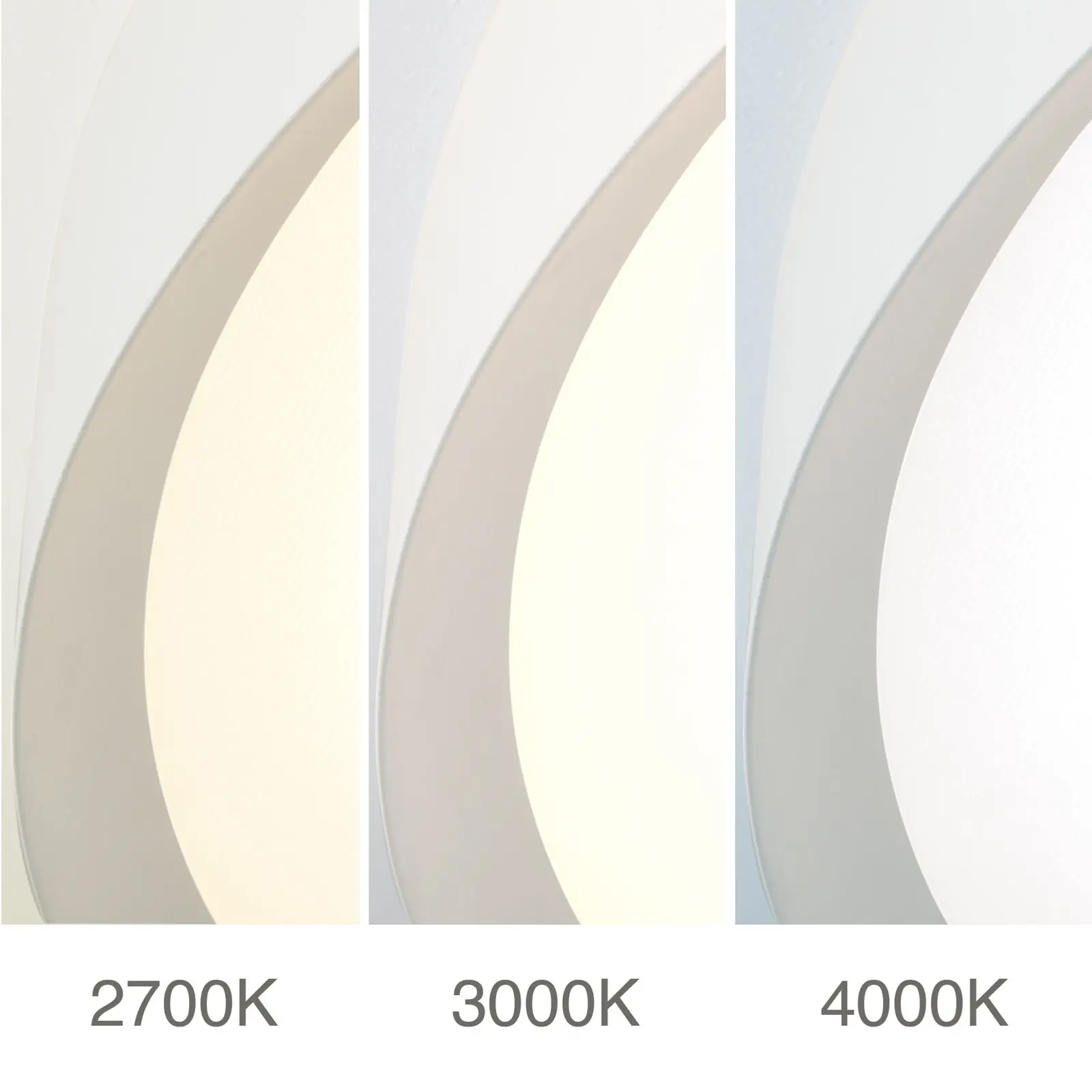 LED plafonska lampa VARIO, Ø 60 cm, bela - 5