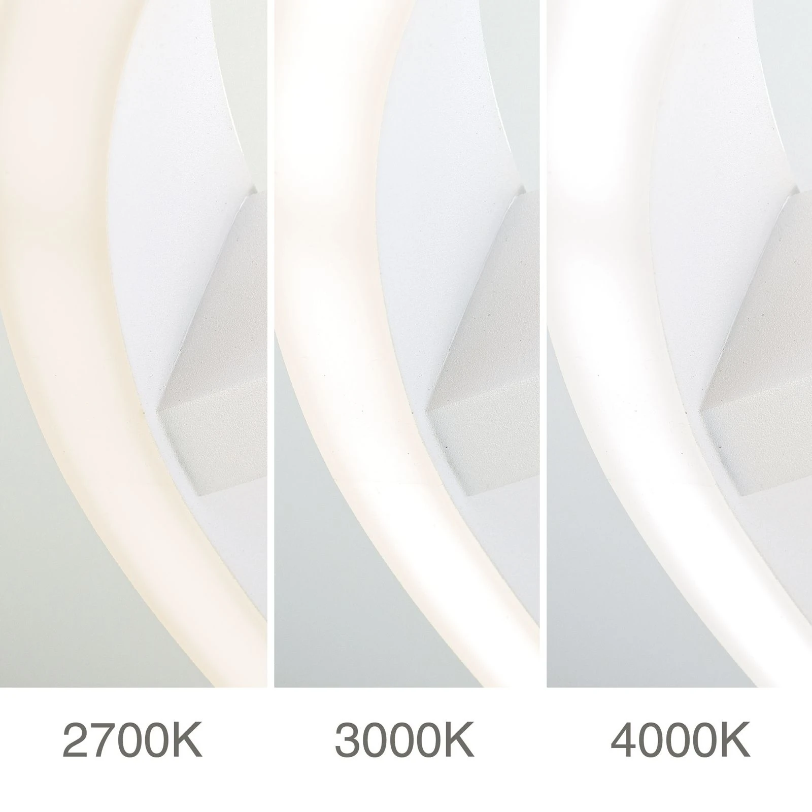 LED plafonska lampa KOLK, bela - 6