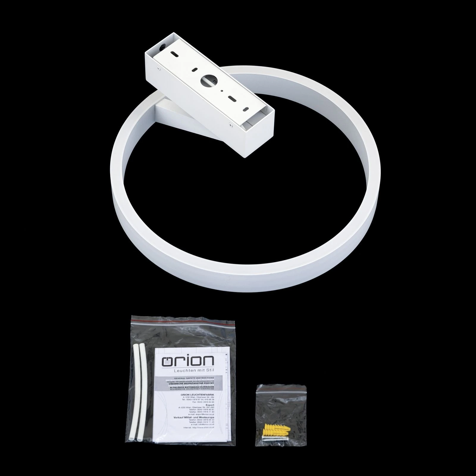 LED plafonska lampa KOLK, bela - 8