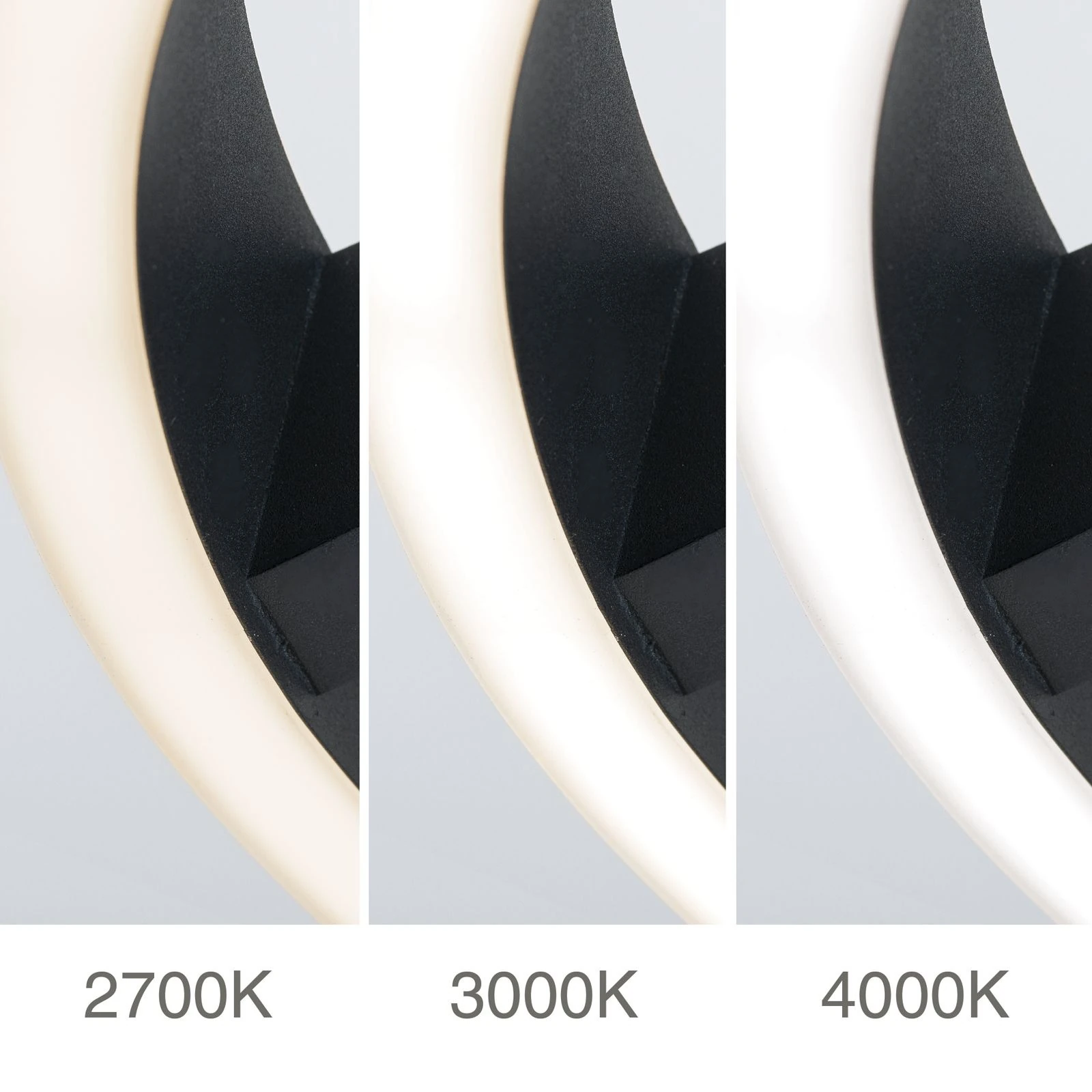 LED plafonska lampa KOLK, crna - 6