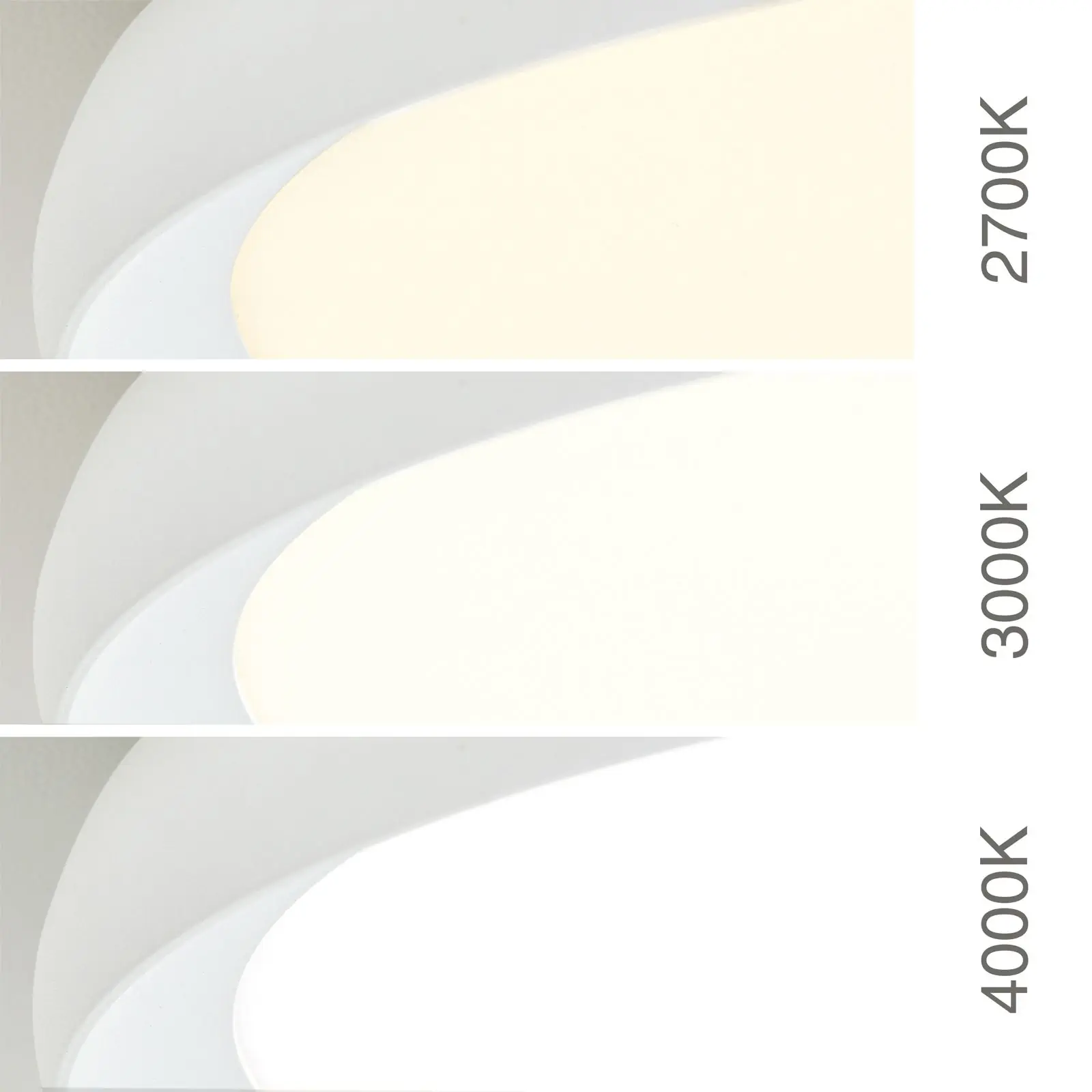 LED plafonska lampa KANT, Ø 40 cm, bela - 6