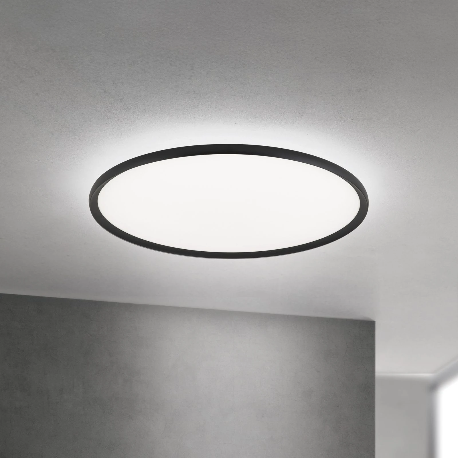 LED plafonska lampa KANT, Ø 80 cm, crna - 2