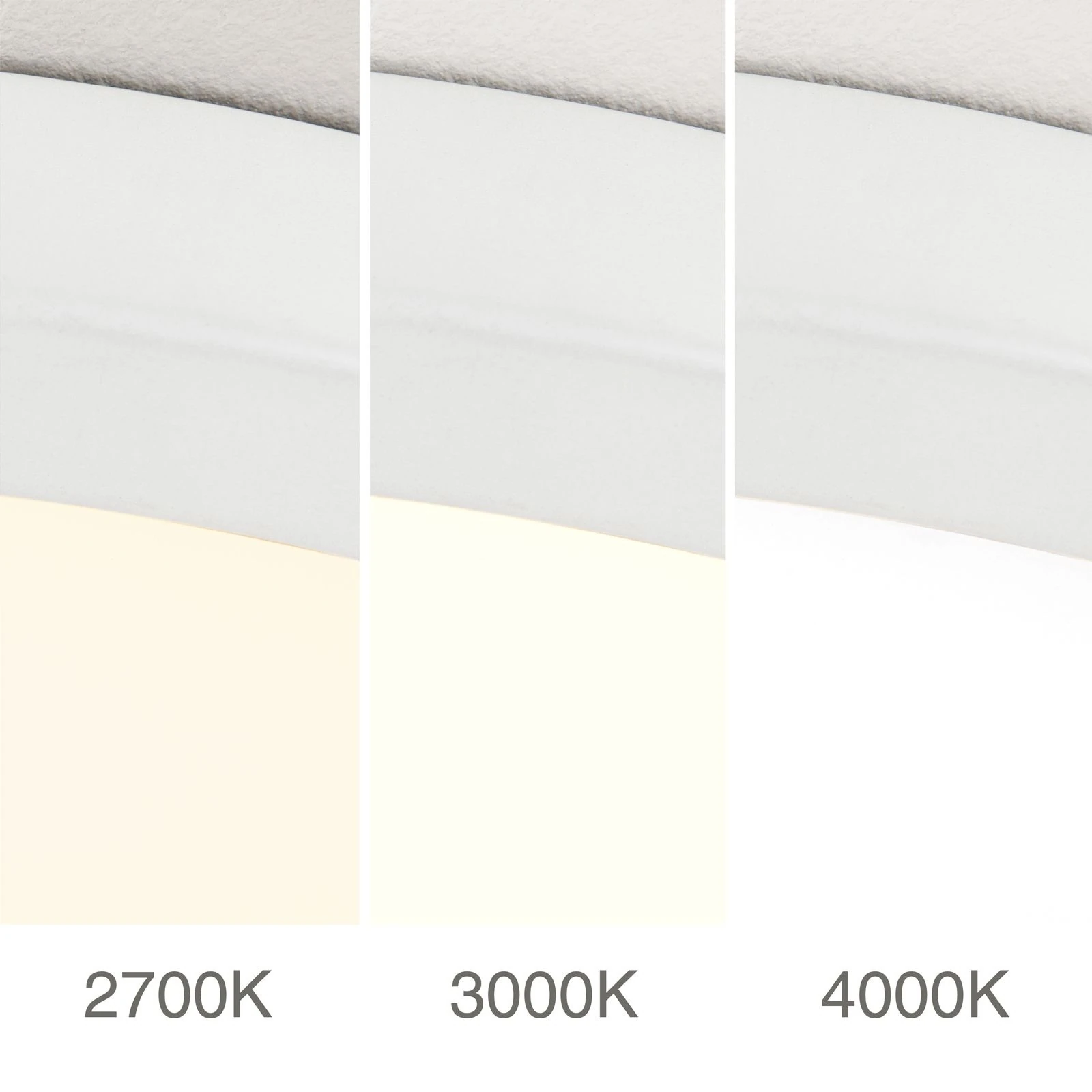 LED panel DISC, Ø 40 cm, CCT, bela - 6