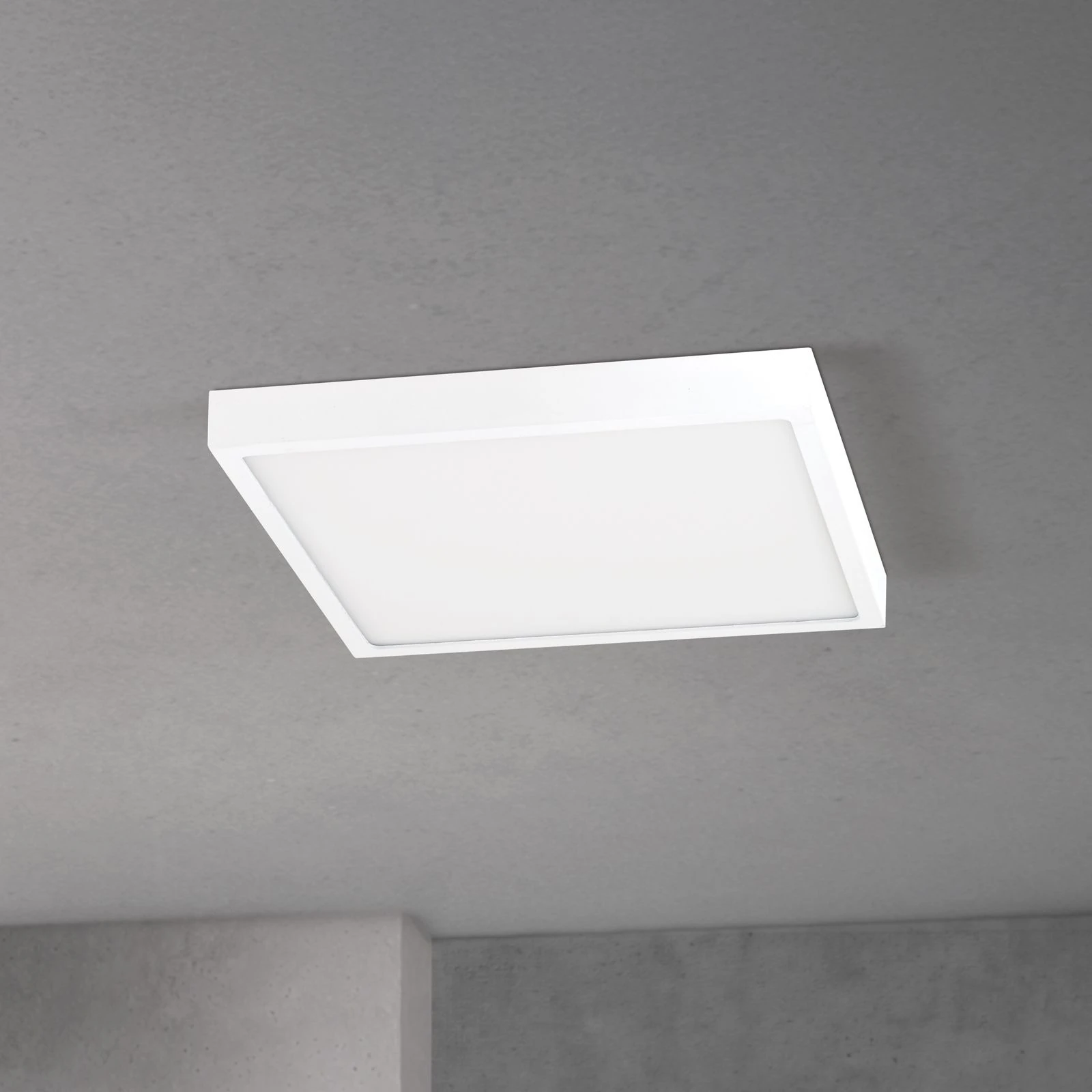 LED panel DISC, 40 cm, kvadratni, CCT, bela - 3