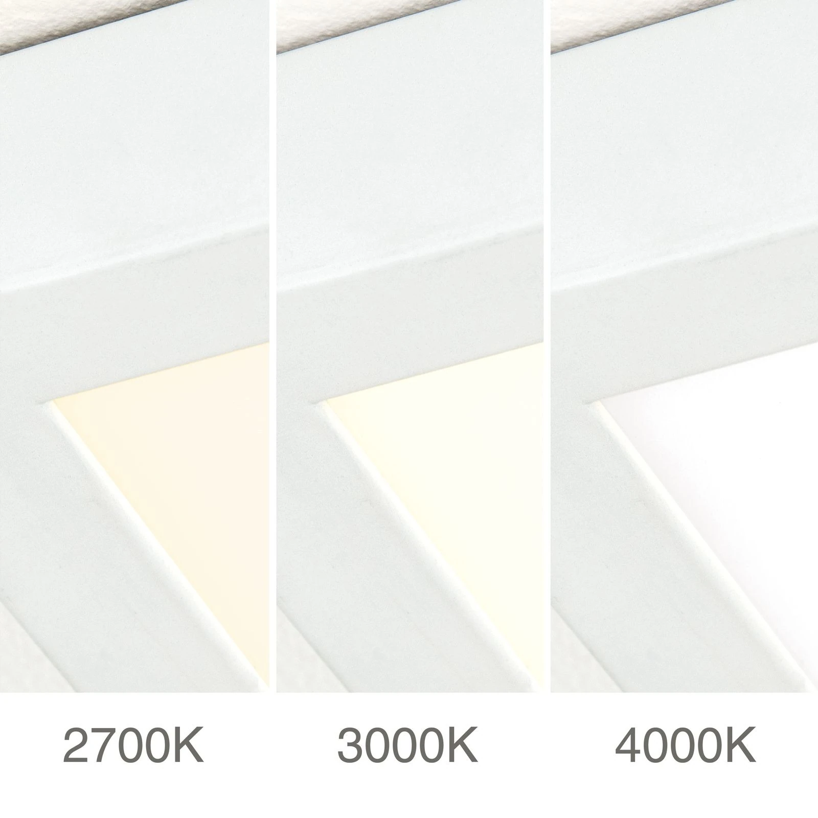 LED panel DISC, 60 cm, kvadratni, CCT, bela - 6