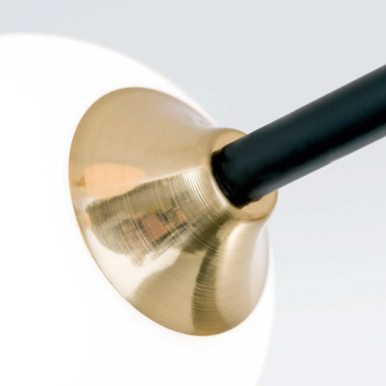 Plafonska lampa SNOWWHITE, 6 izvora svetla, crni mesing - 5