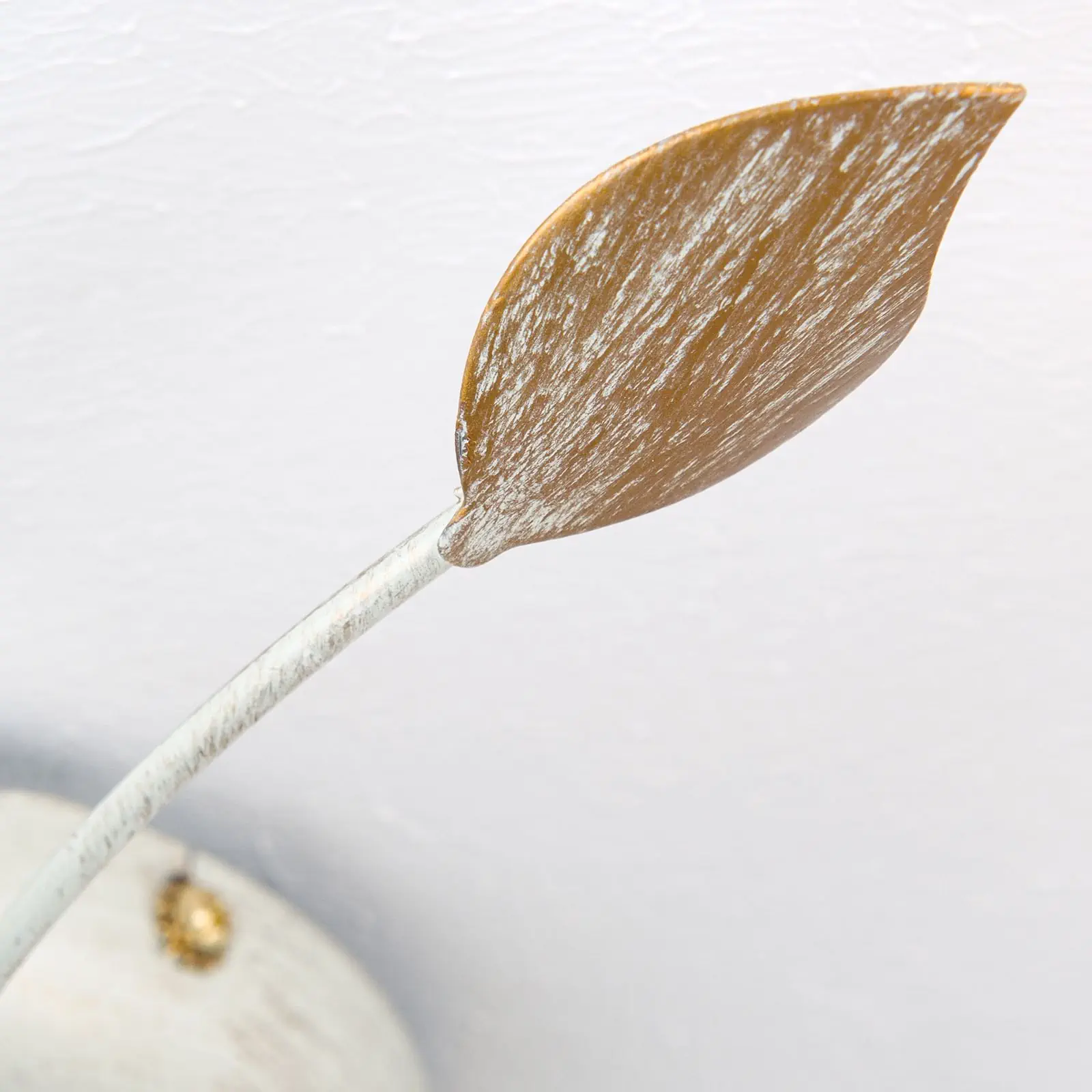 Plafonska lampa SISI, tri izvora svetla, slonovača–zlato - 5