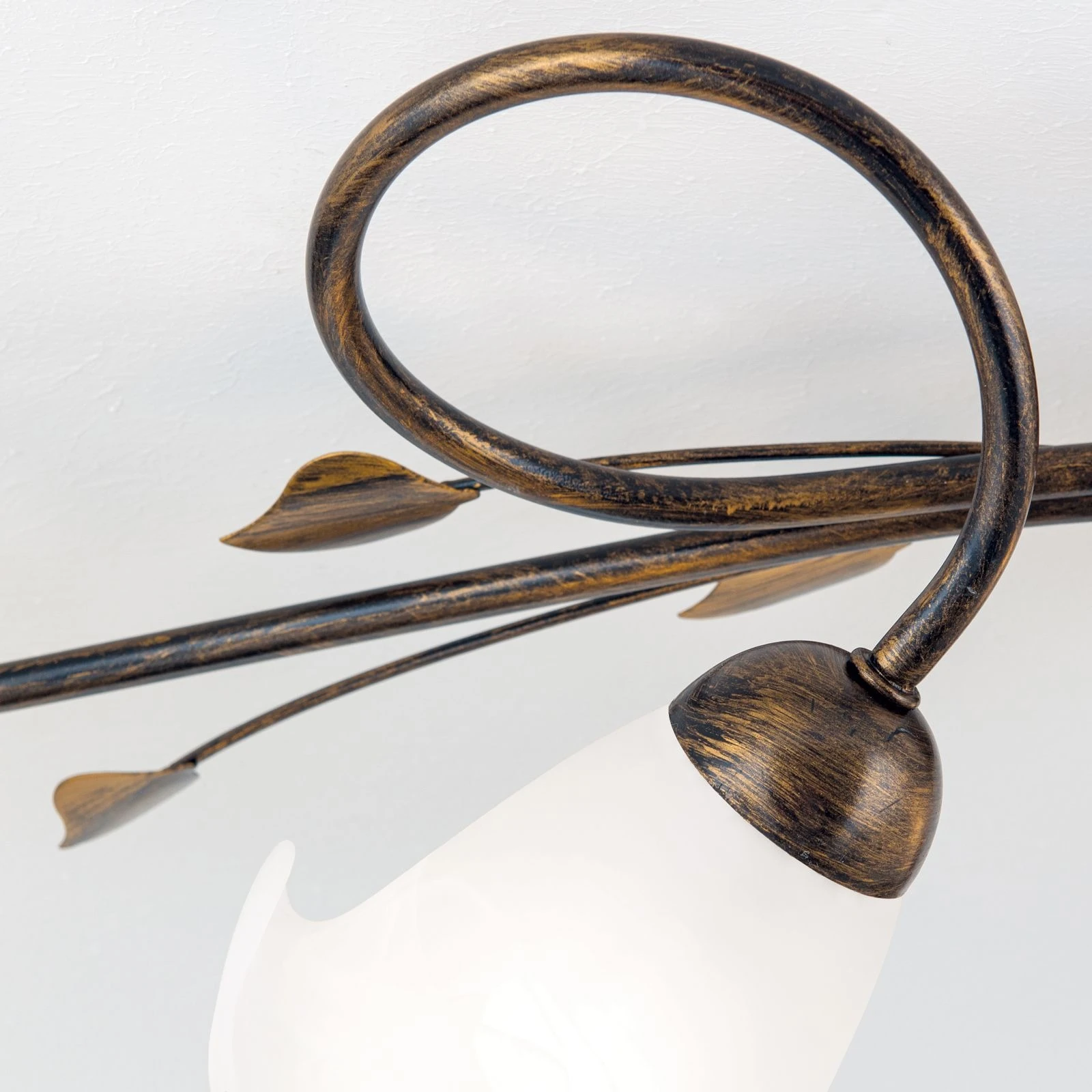 Plafonska lampa SISI, sa 5 izvora svetla, antik - 7