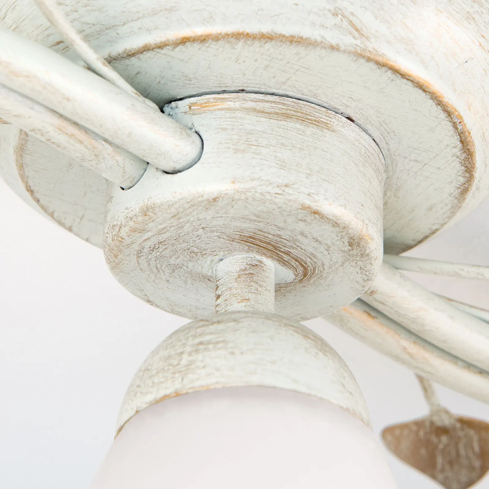 Plafonska lampa SISI, sa pet izvora svetla, slonovača–zlato - 5