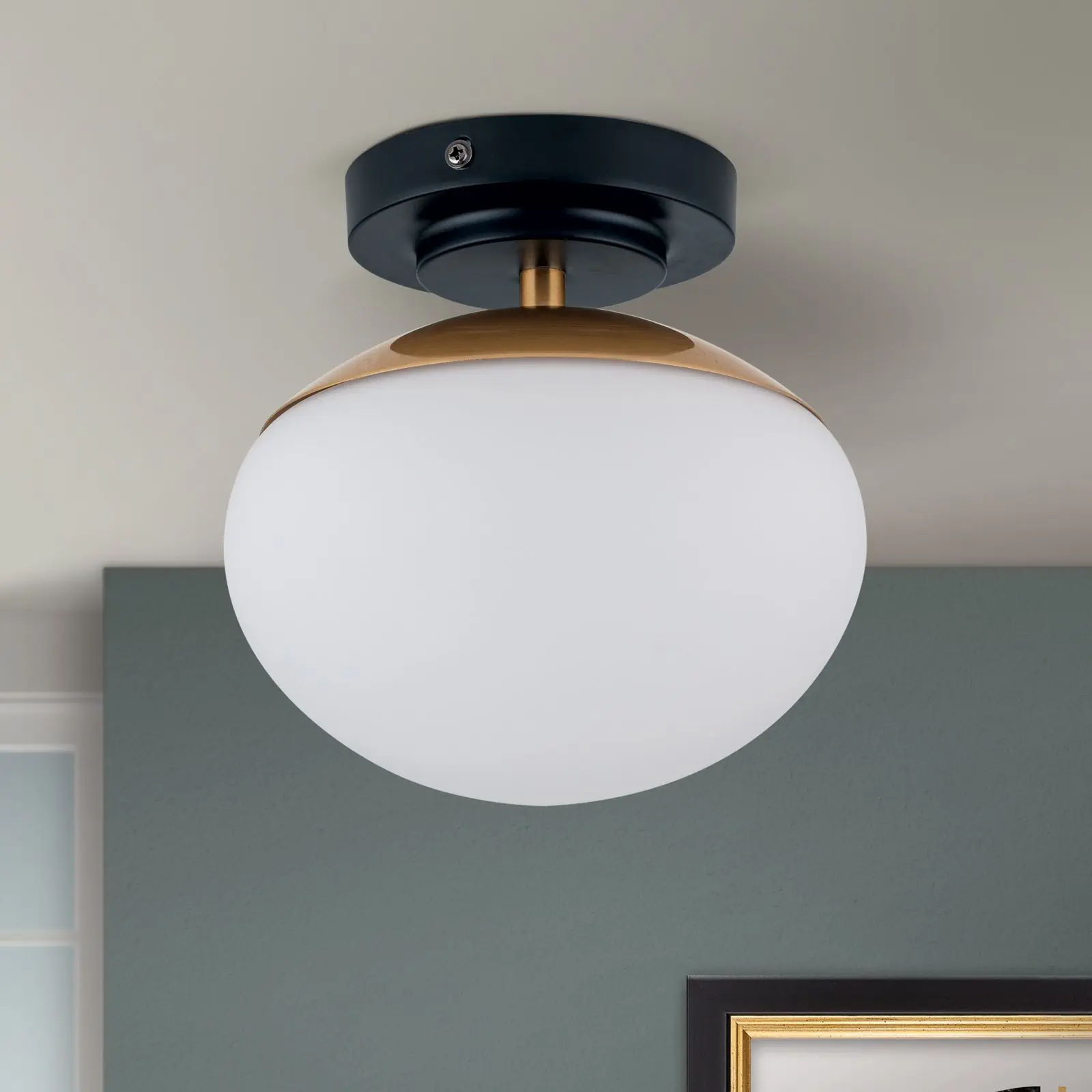 Plafonska lampa JOSEPHINE, crna, Ø 18 cm - 3