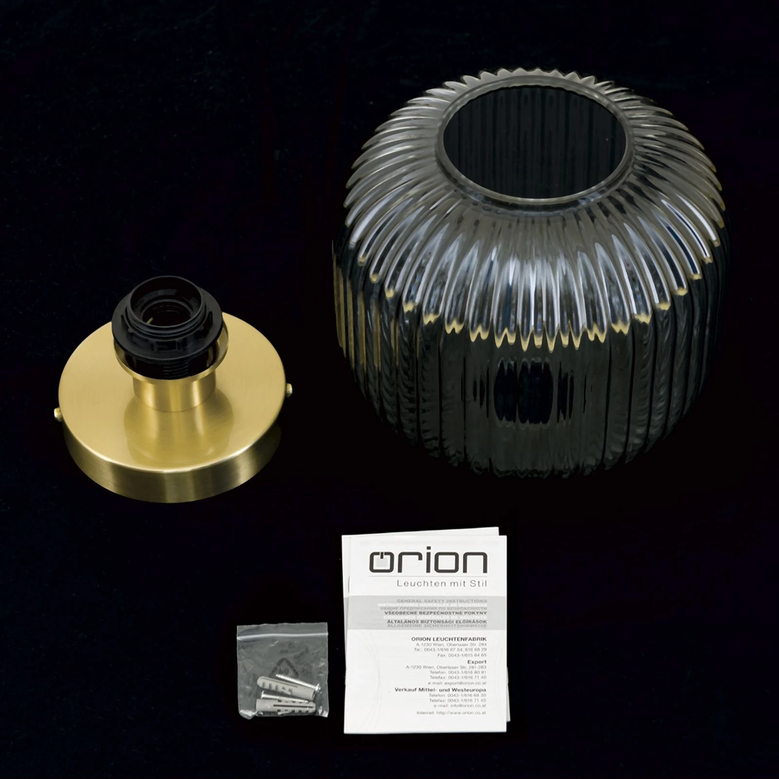 Plafonska lampa CARNEVAL, dimljena - 8