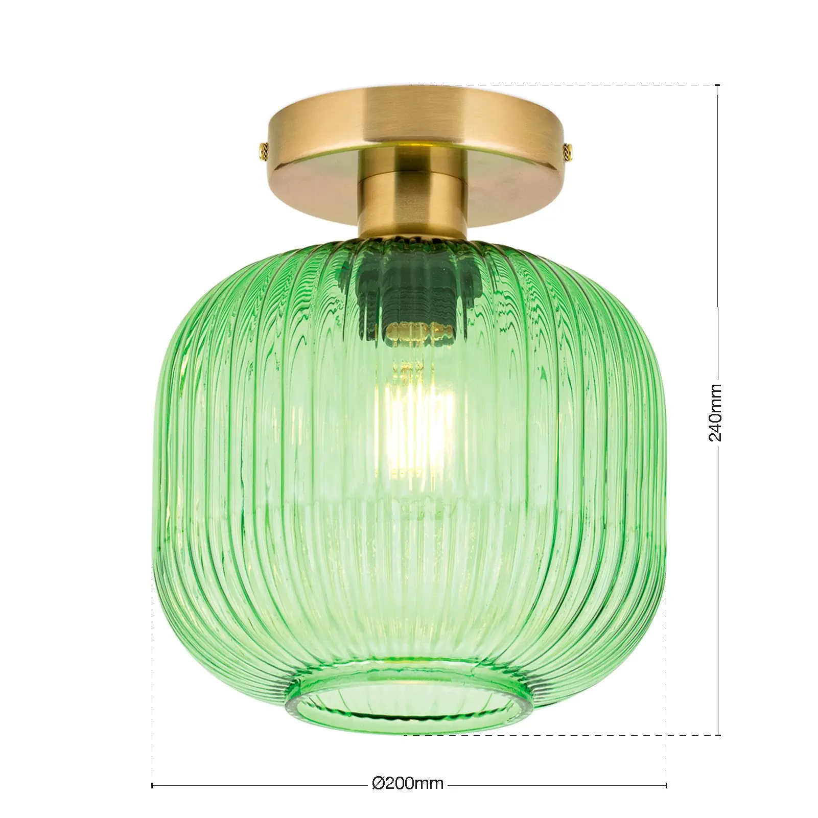 Plafonska lampa CARNEVAL, zelena - 7
