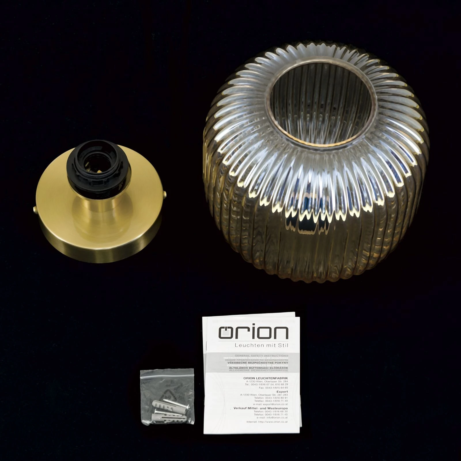 Plafonska lampa CARNEVAL, ćilibar - 8