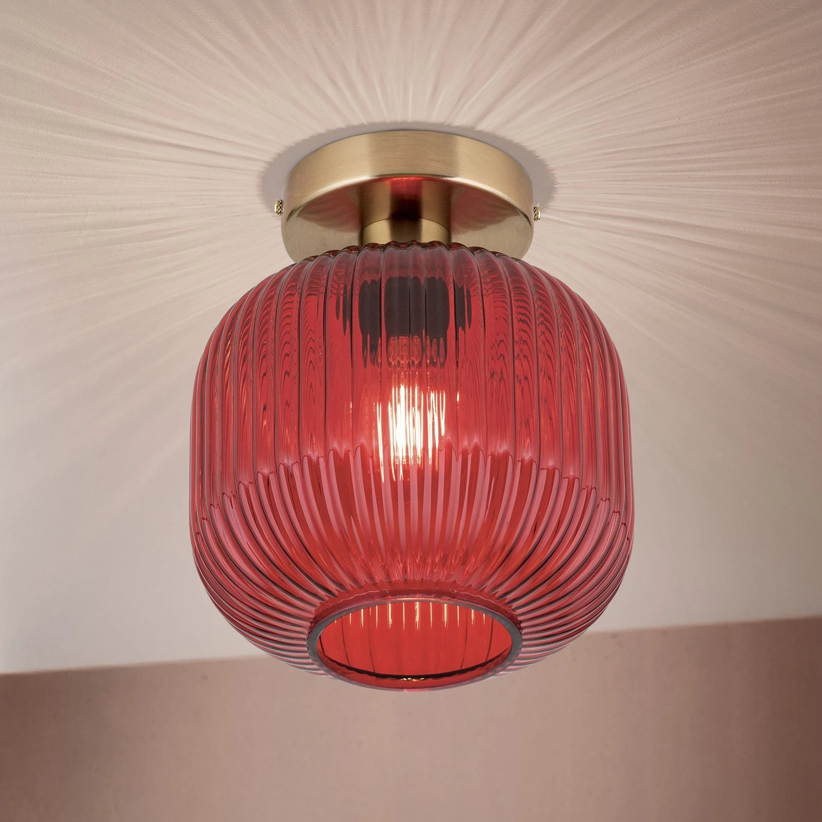 Plafonska lampa CARNEVAL, crvena - 2