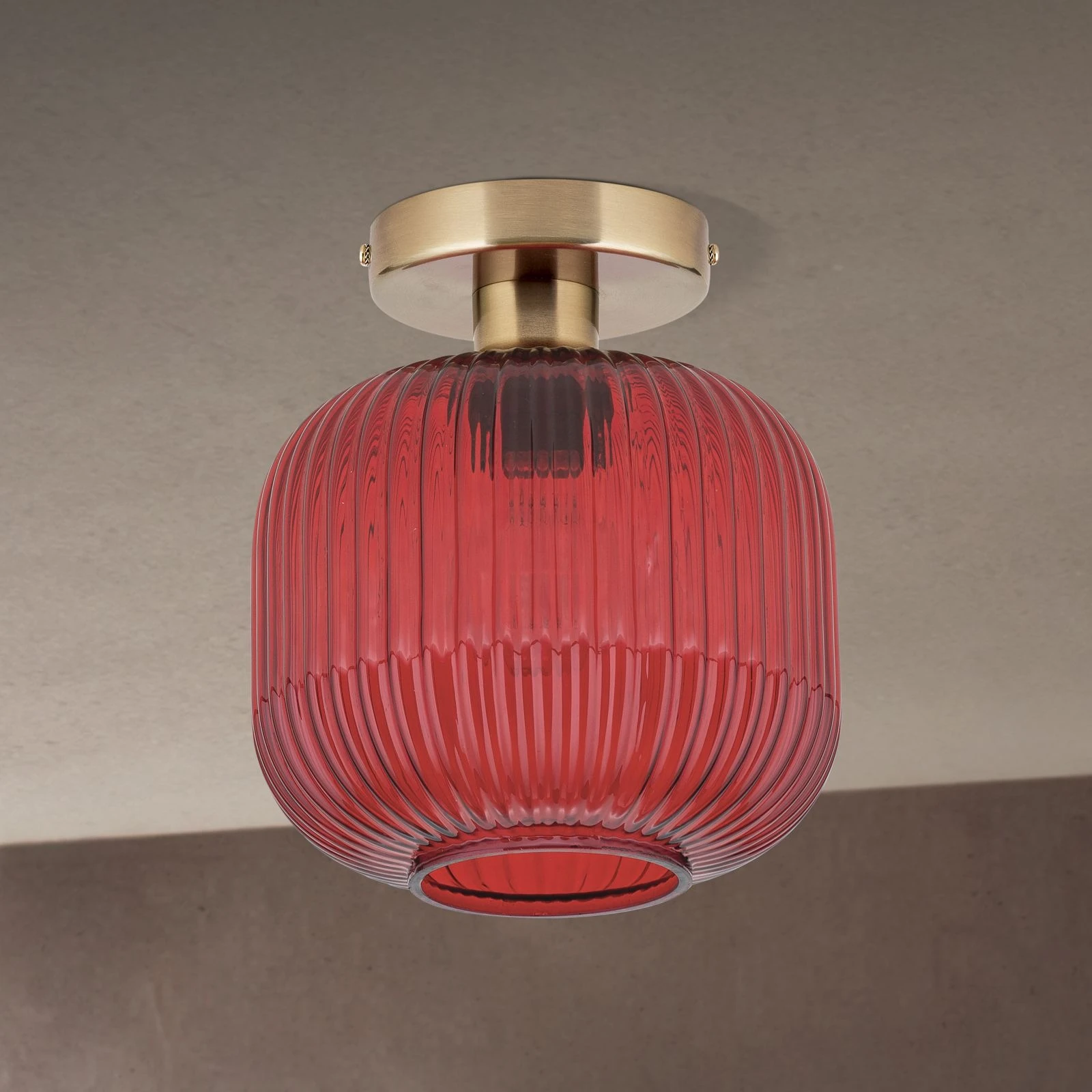 Plafonska lampa CARNEVAL, crvena - 3
