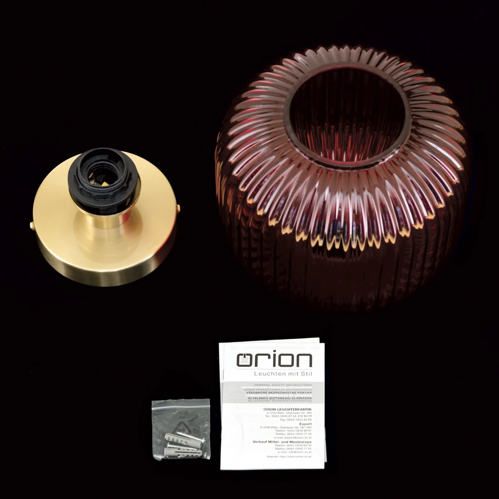 Plafonska lampa CARNEVAL, crvena - 8