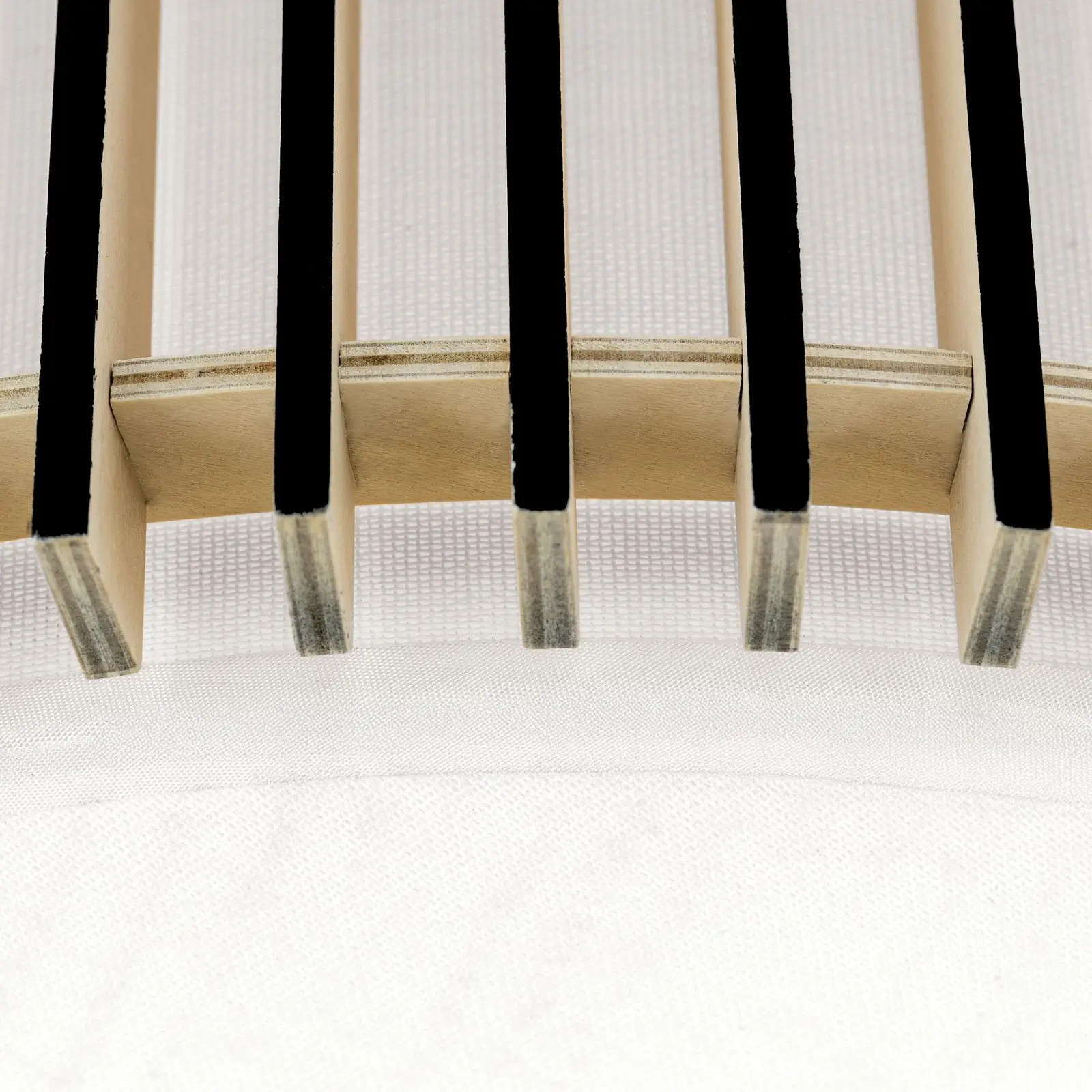 Plafonska lampa TARTA, Ø 50 cm, drvo–crna - 5