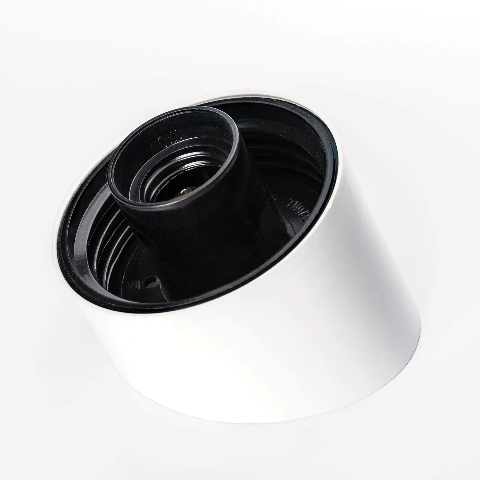 Zidna lampa bez stakla E27, 40 W, bela - 1