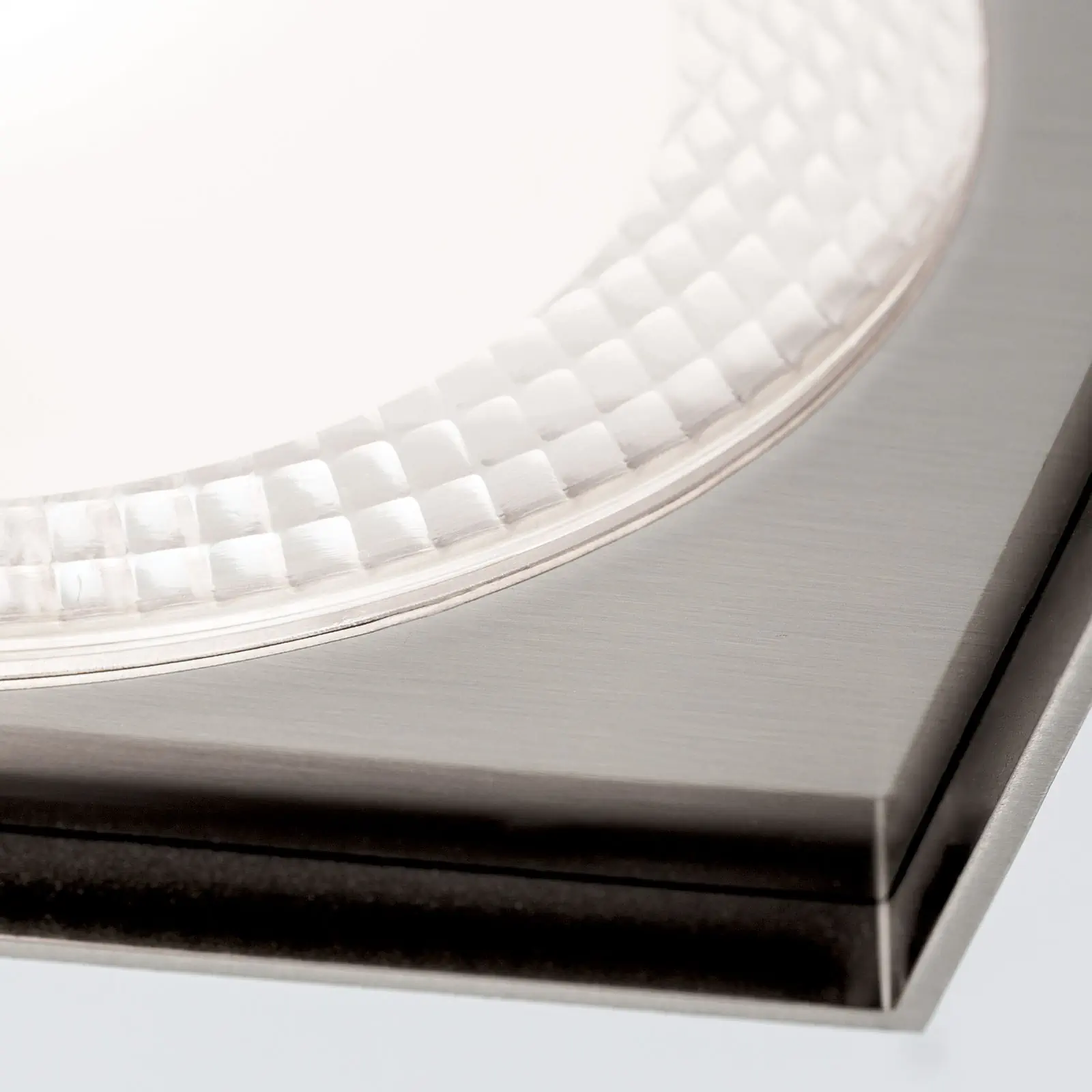 LED plafonska lampa MOLTA, saten hrom finiš, kvadratna, 18 cm - 6