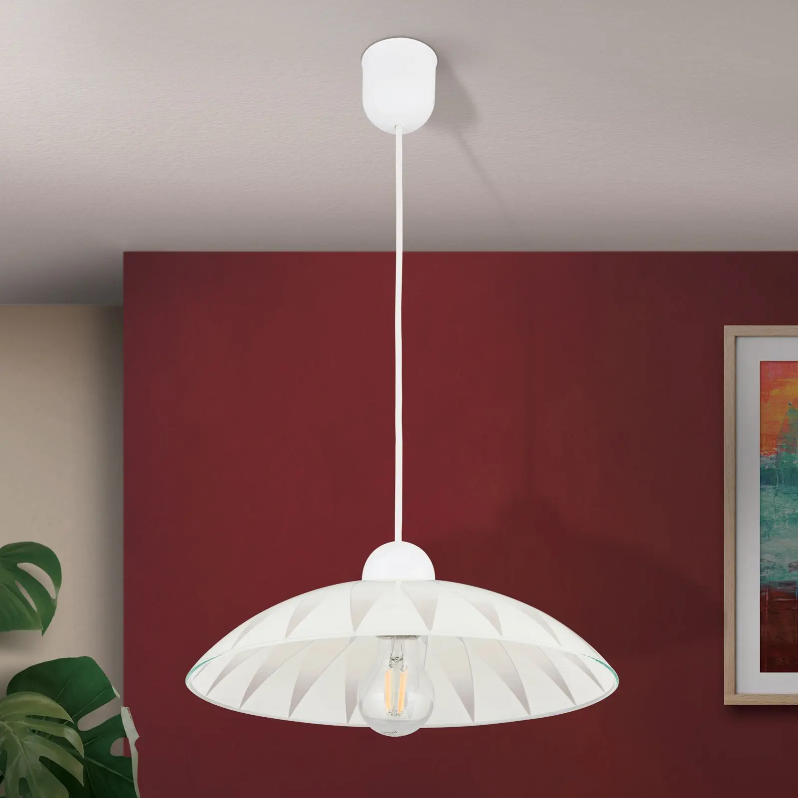 Viseća lampa MARTINA, bela - 3