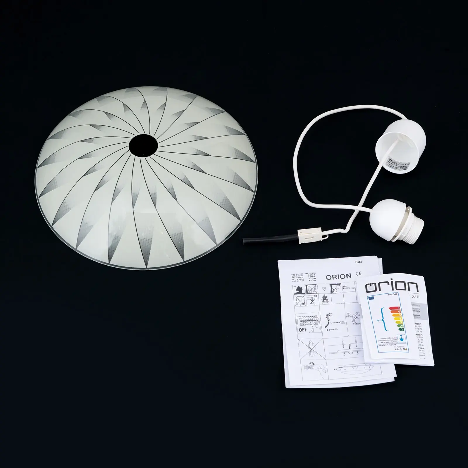 Viseća lampa MARTINA, bela - 8