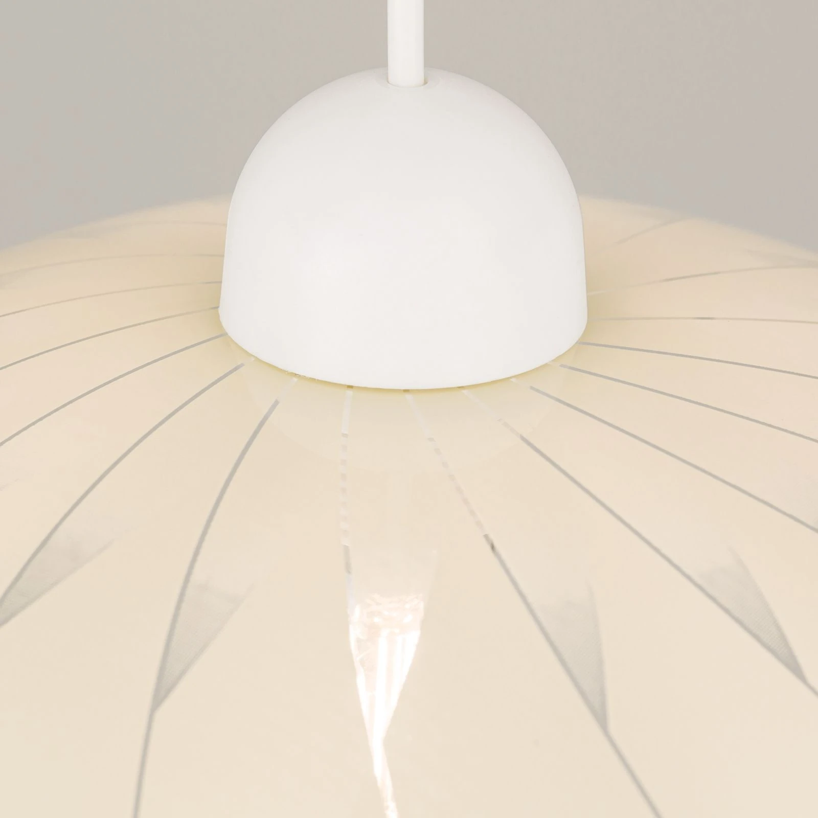 Viseća lampa MARTINA, bež dekorisano staklo - 5