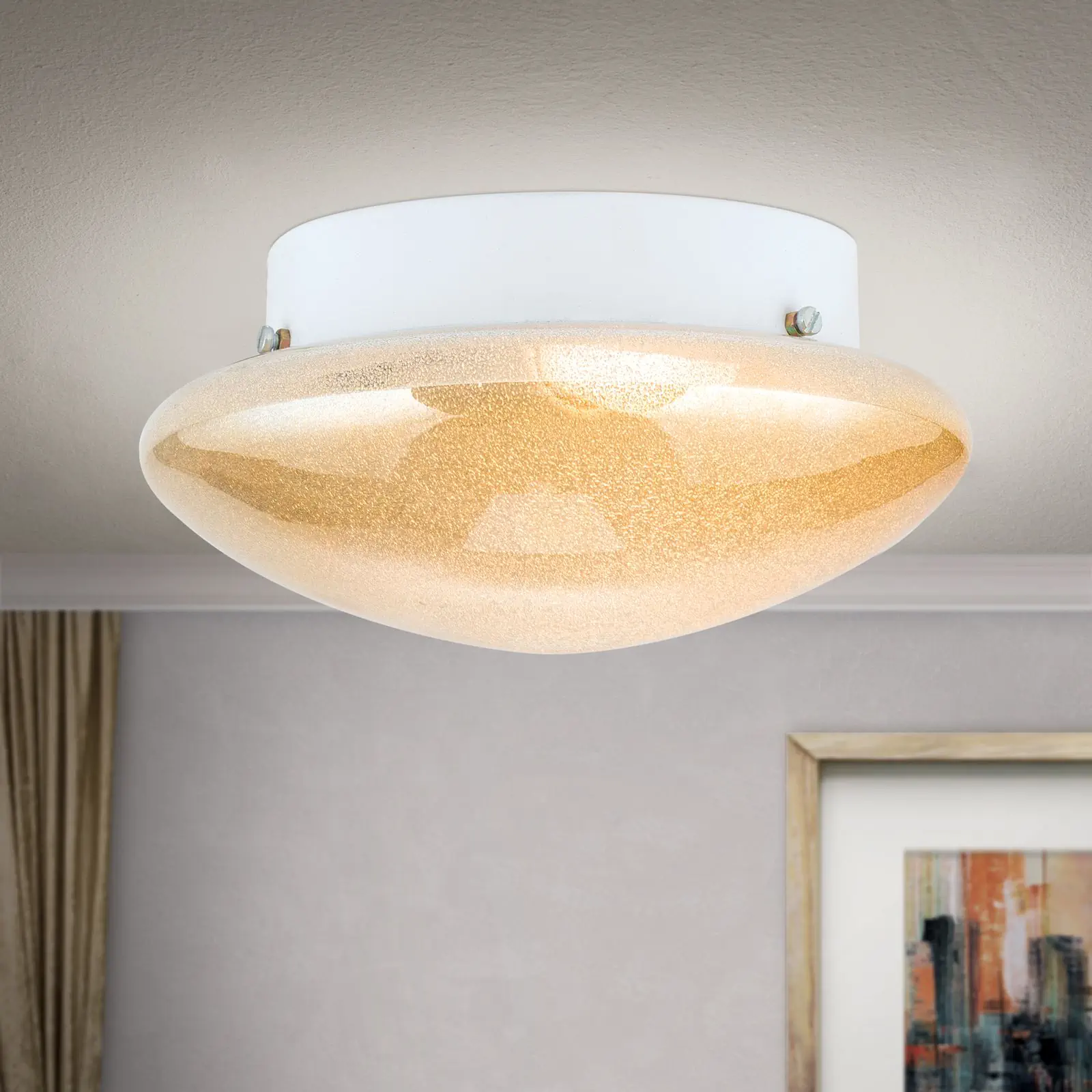 Plafonska lampa DREAM, ice gold, Ø 19, 5 cm - 2