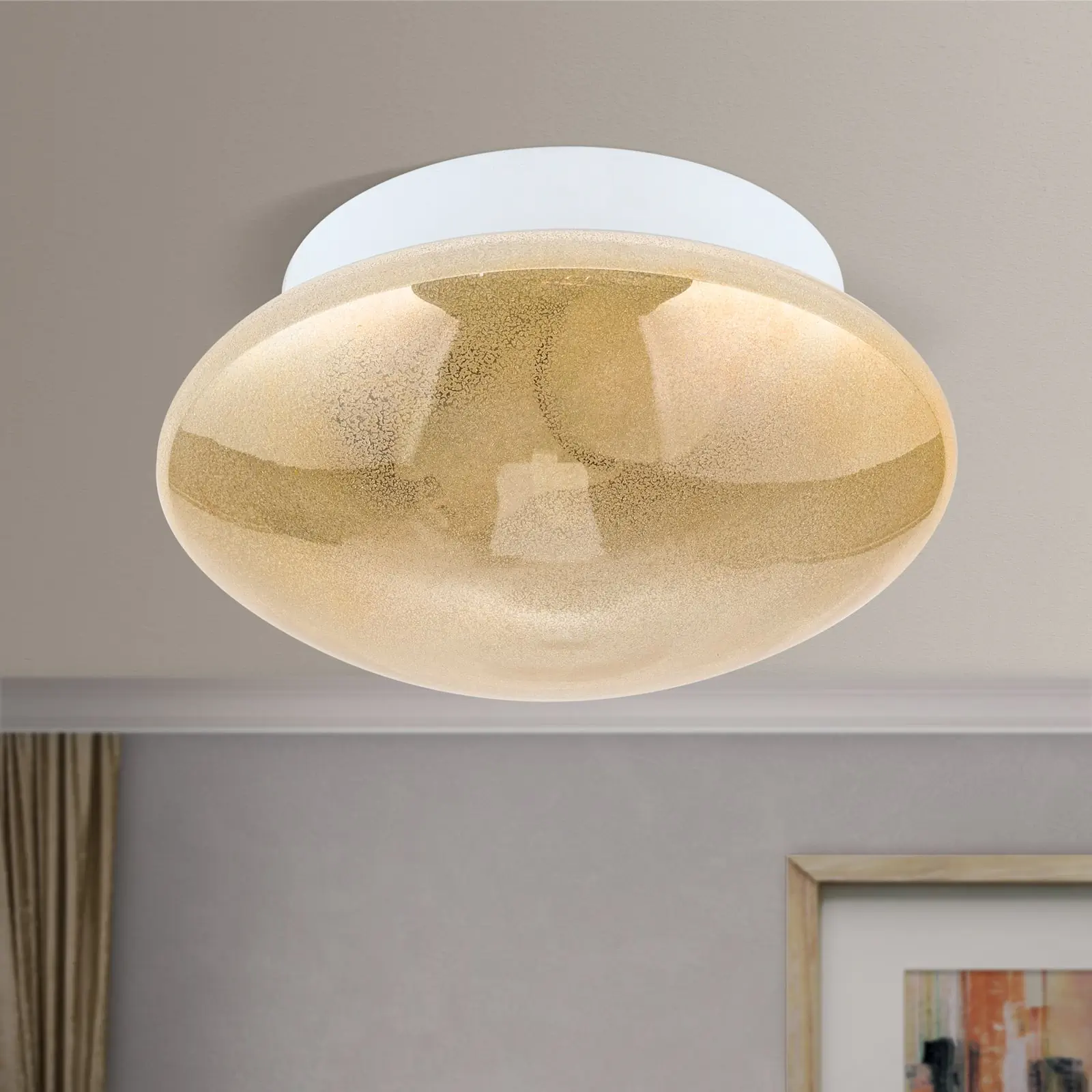 Plafonska lampa DREAM, ice gold, Ø 19, 5 cm - 3