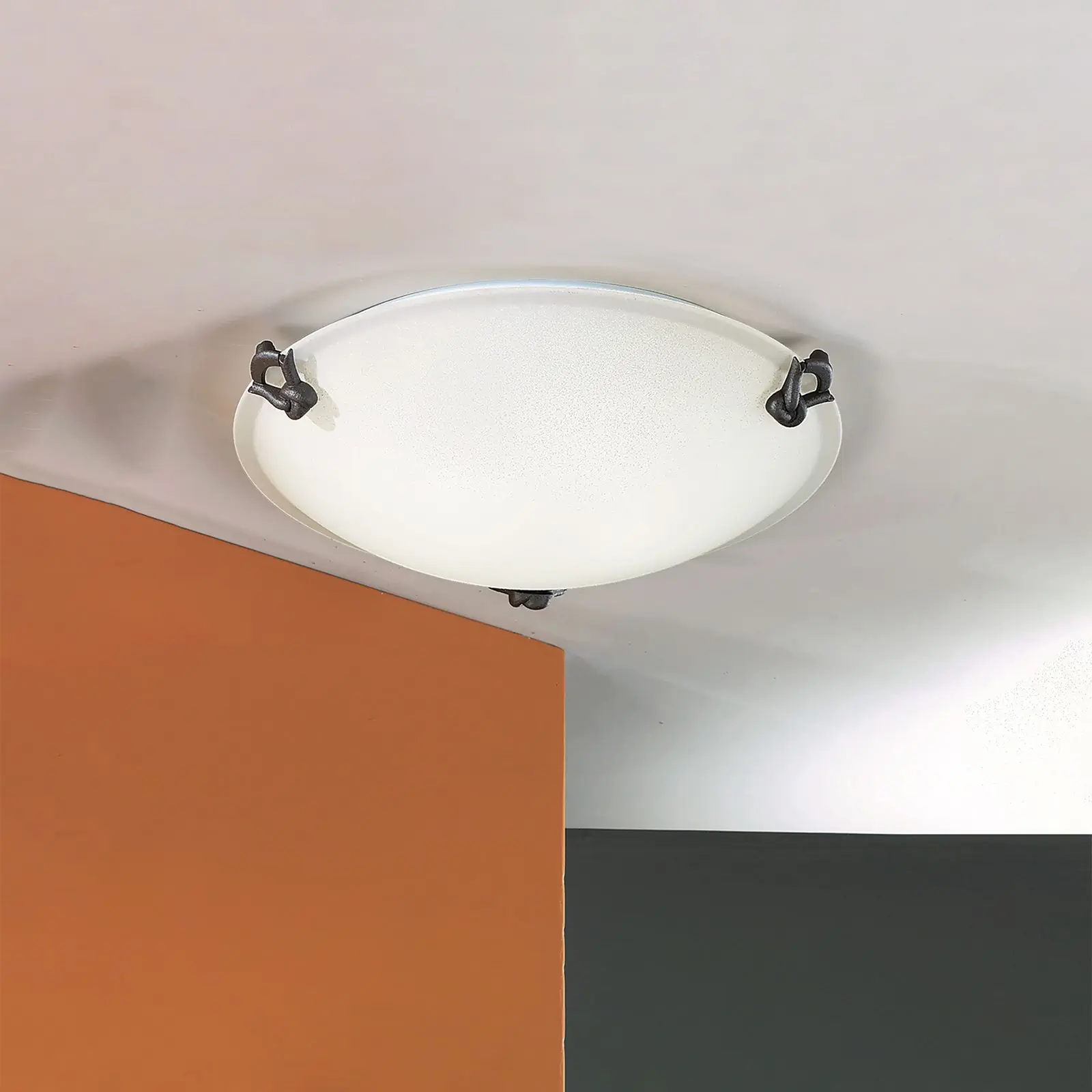 Plafonska lampa ABELE, antik, Ø 40 cm - 1