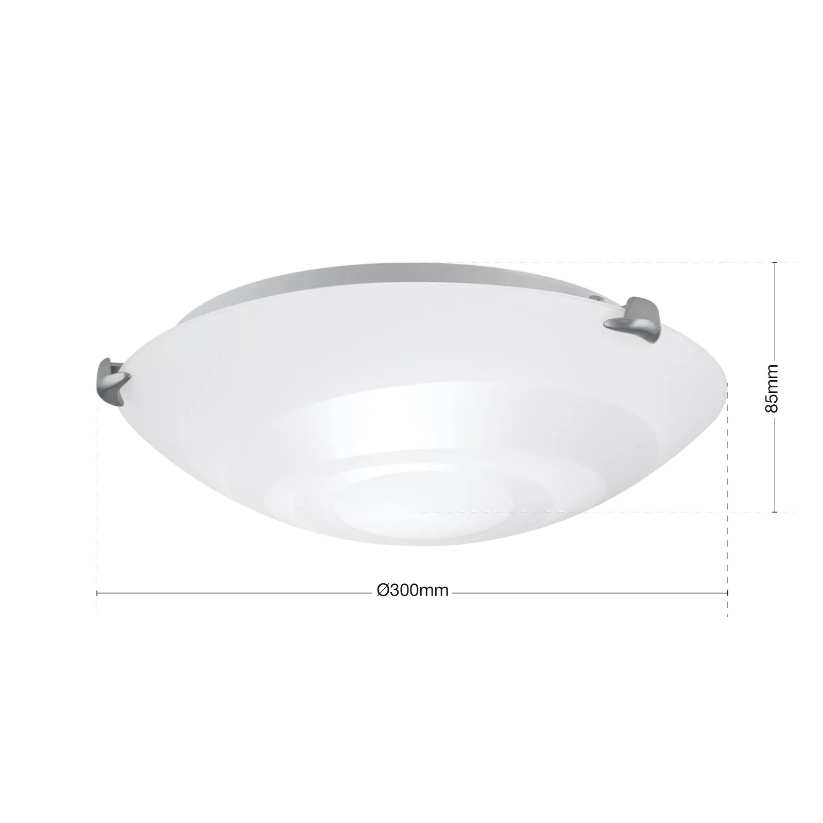 Plafonska lampa ADA, hrom, 30 cm - 7