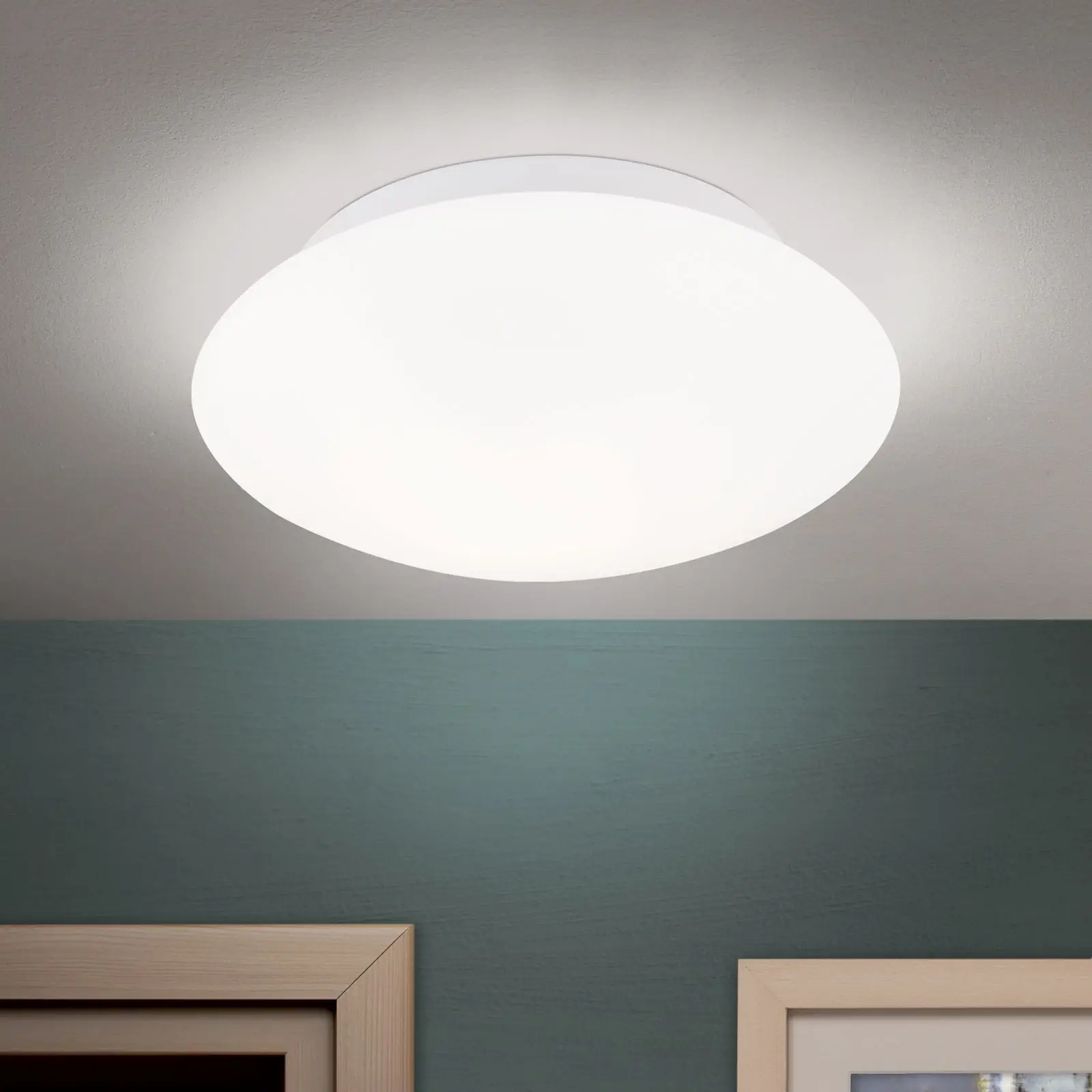 Plafonska lampa ALBA, opal, Ø 25 cm - 2