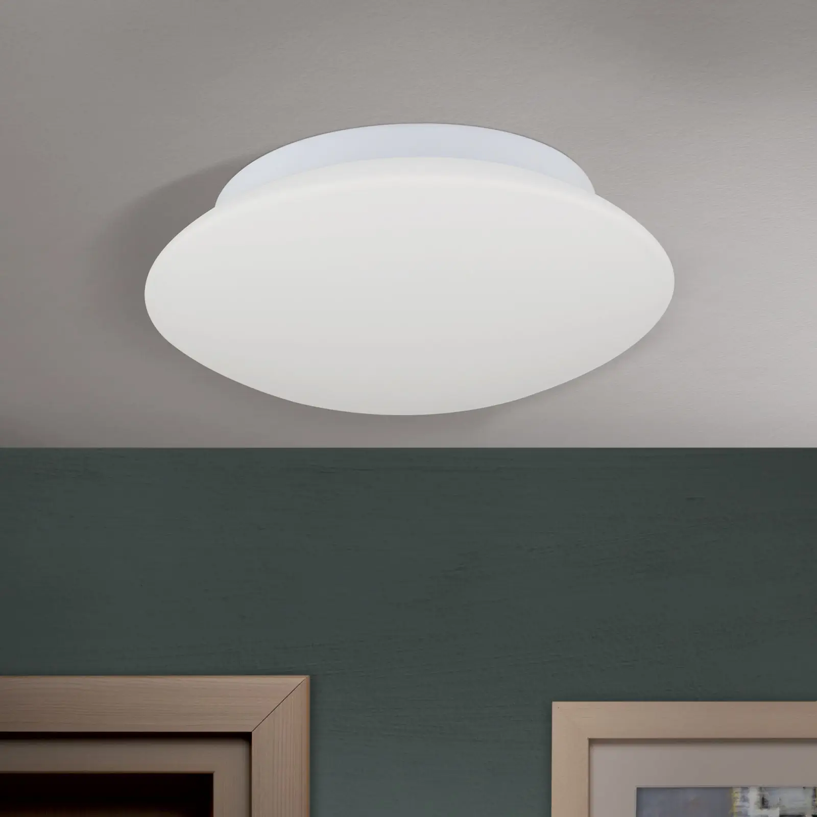 Plafonska lampa ALBA, opal, Ø 25 cm - 3