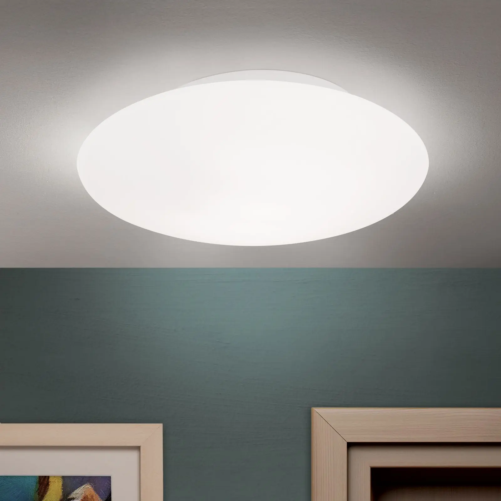 Plafonska lampa ALBA, opal, Ø 30 cm - 2