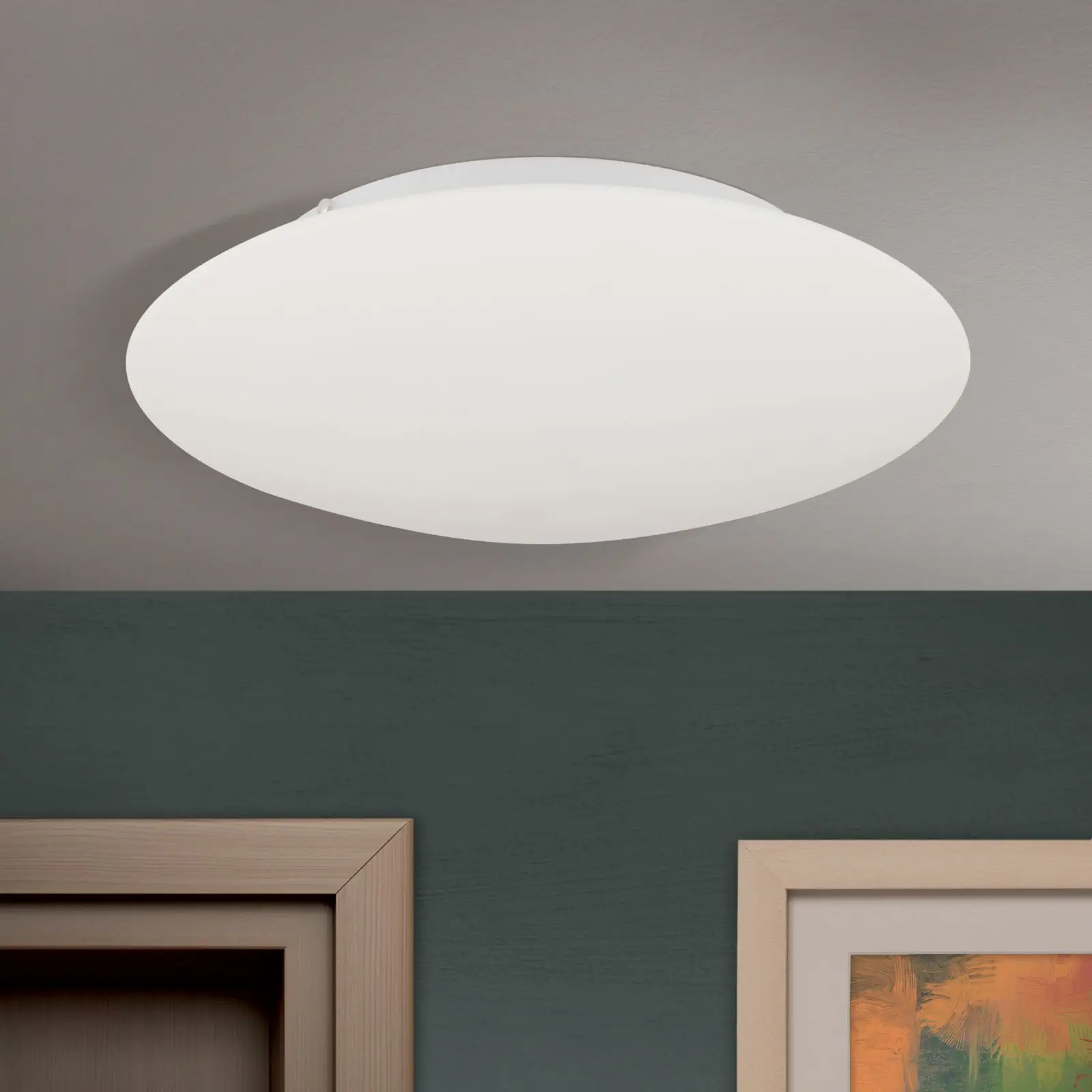 Plafonska lampa ALBA, opal, Ø 37 cm - 3