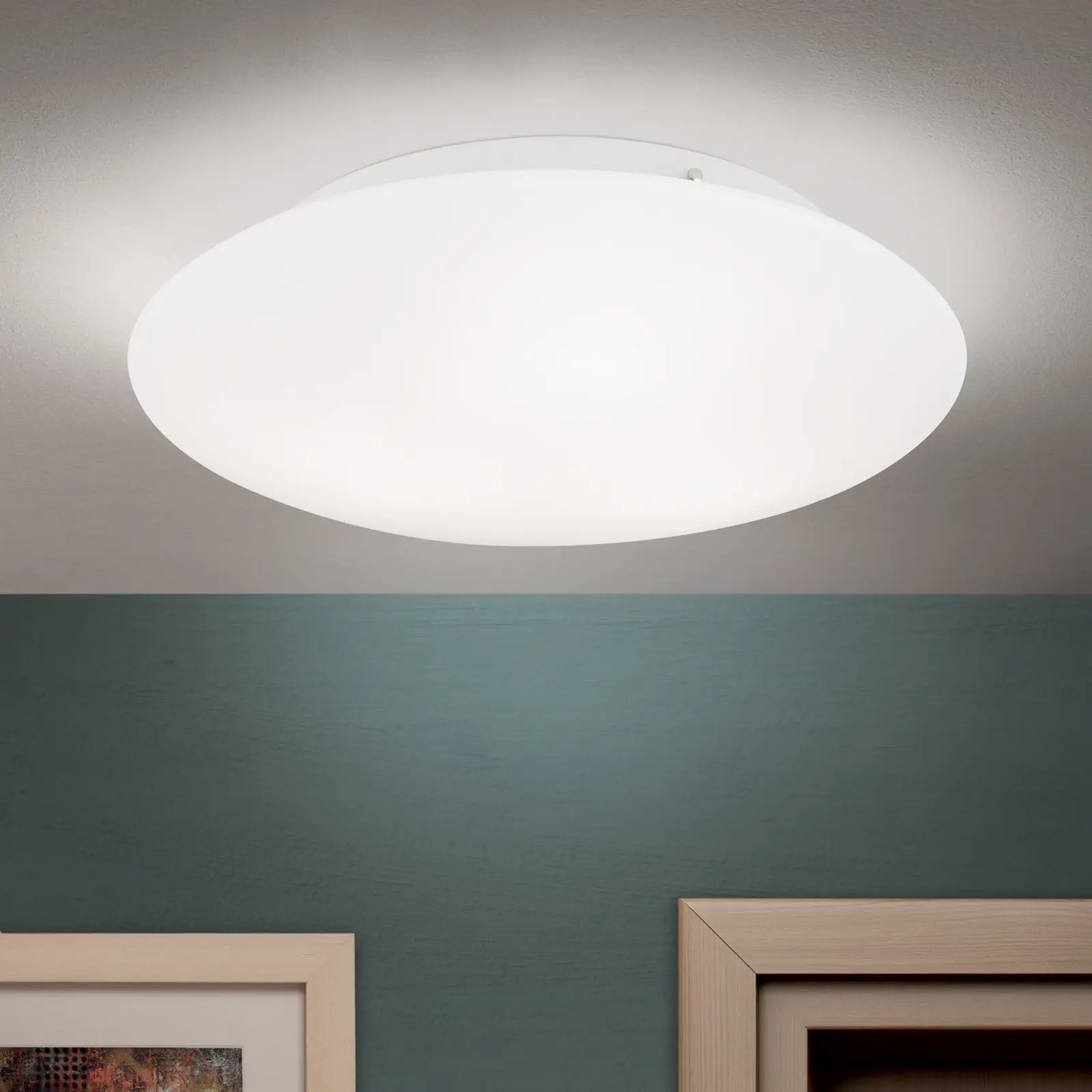Plafonska lampa ALBA, opal, Ø 45 cm - 2
